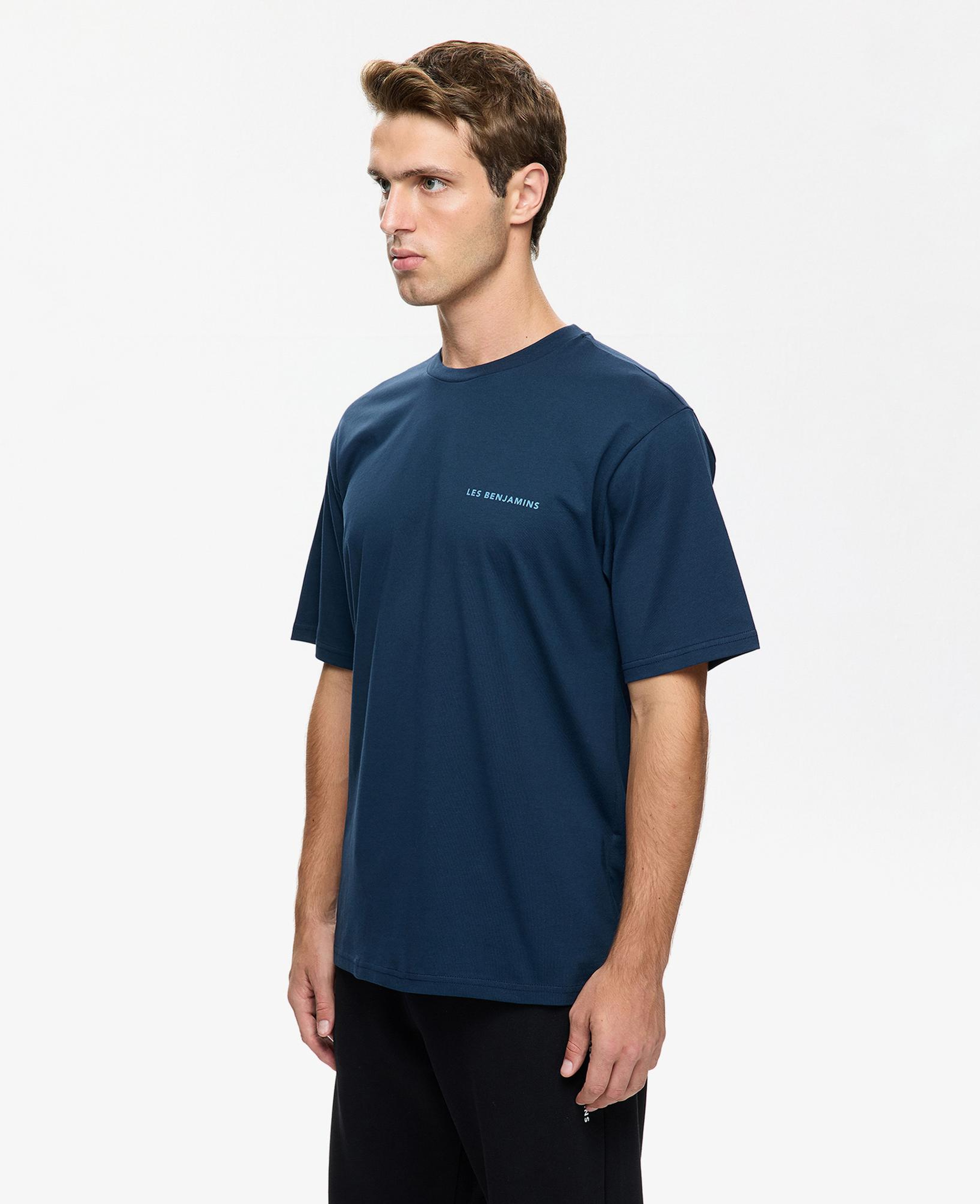 Les Benjamins Erkek Mavi T-Shirt