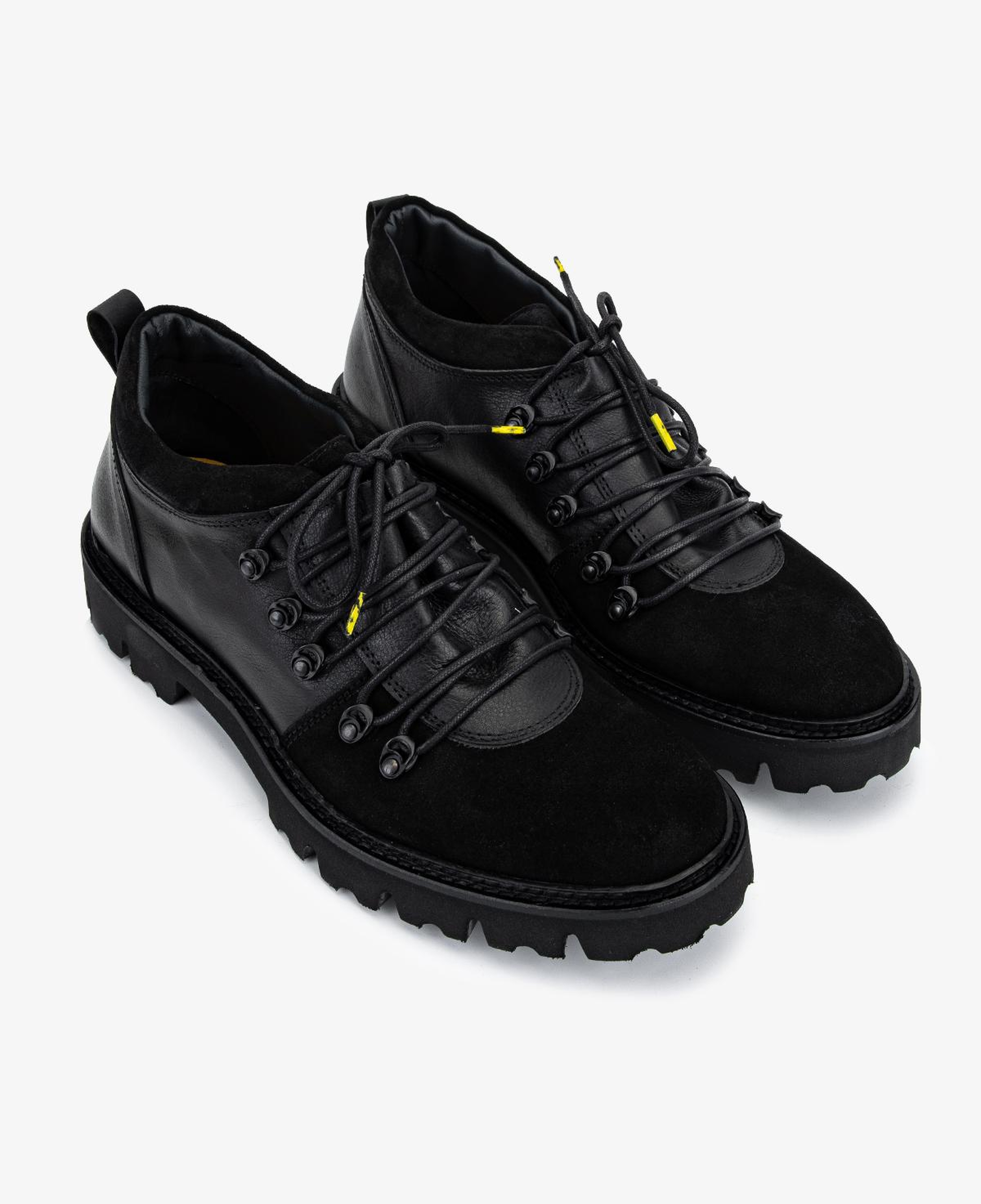 Valmenti Erkek Hakiki Deri Siyah Casual Bot