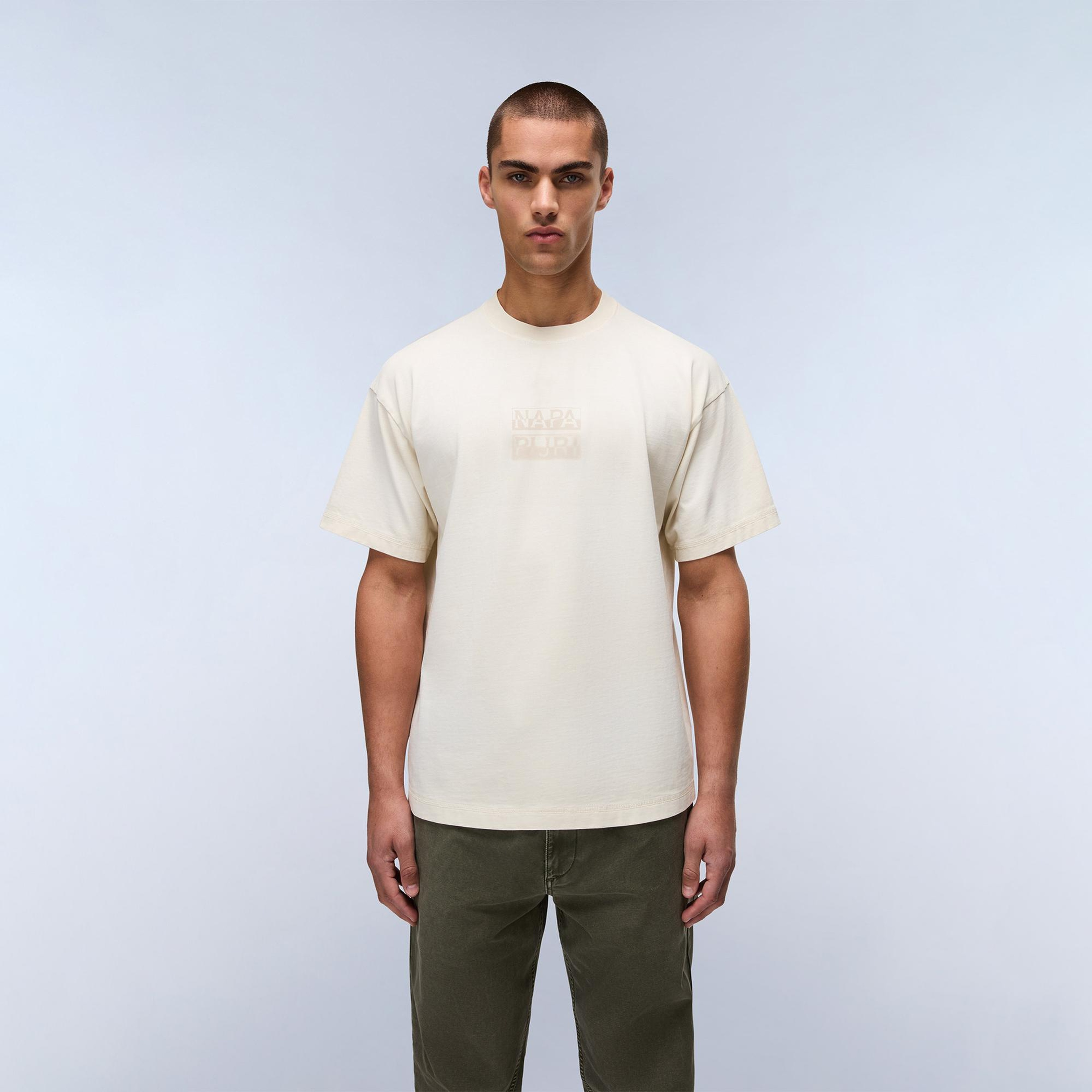Napapijri Comel Erkek Bej T-Shirt