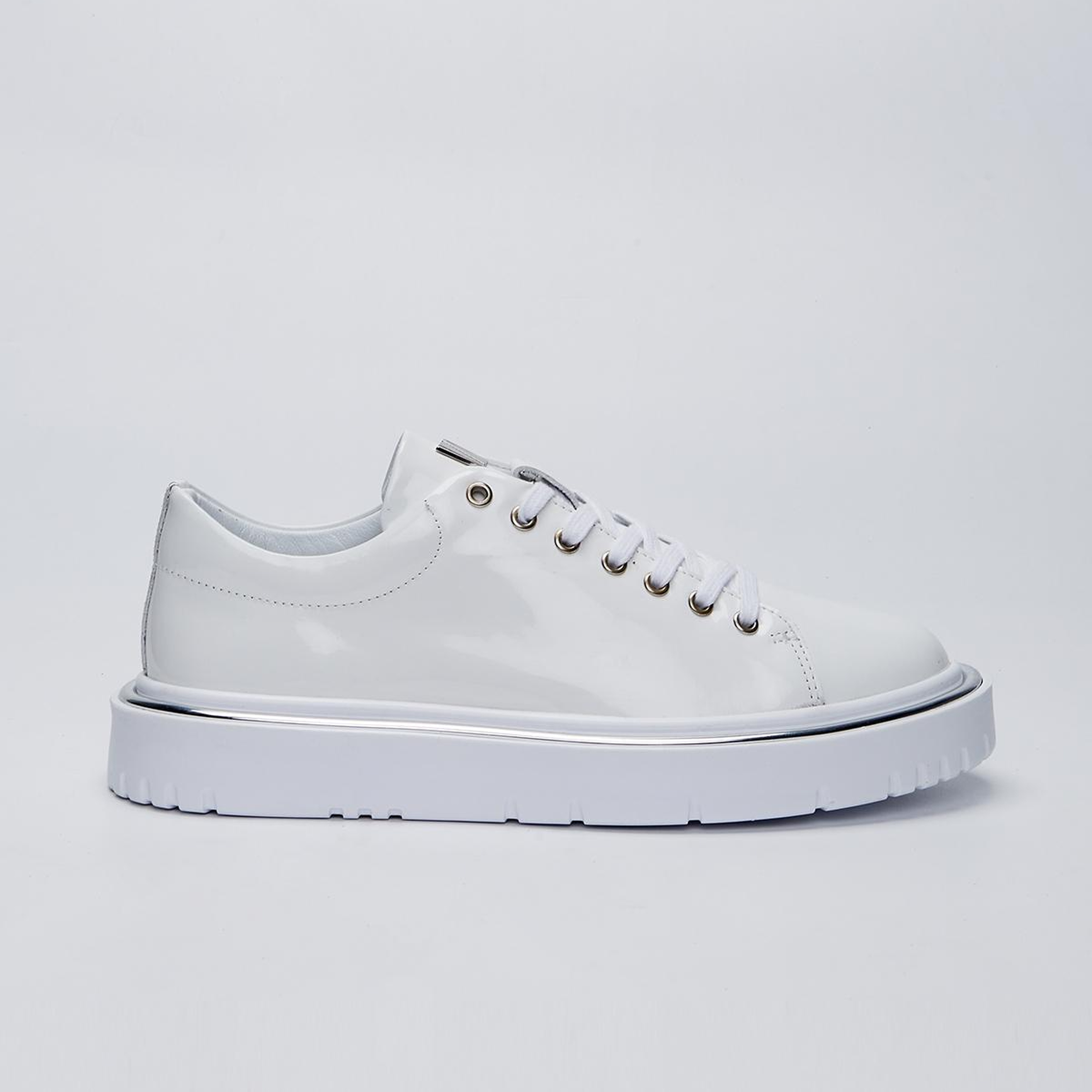 Valmenti Erkek Hakiki Deri Beyaz Spor Ayakkabı