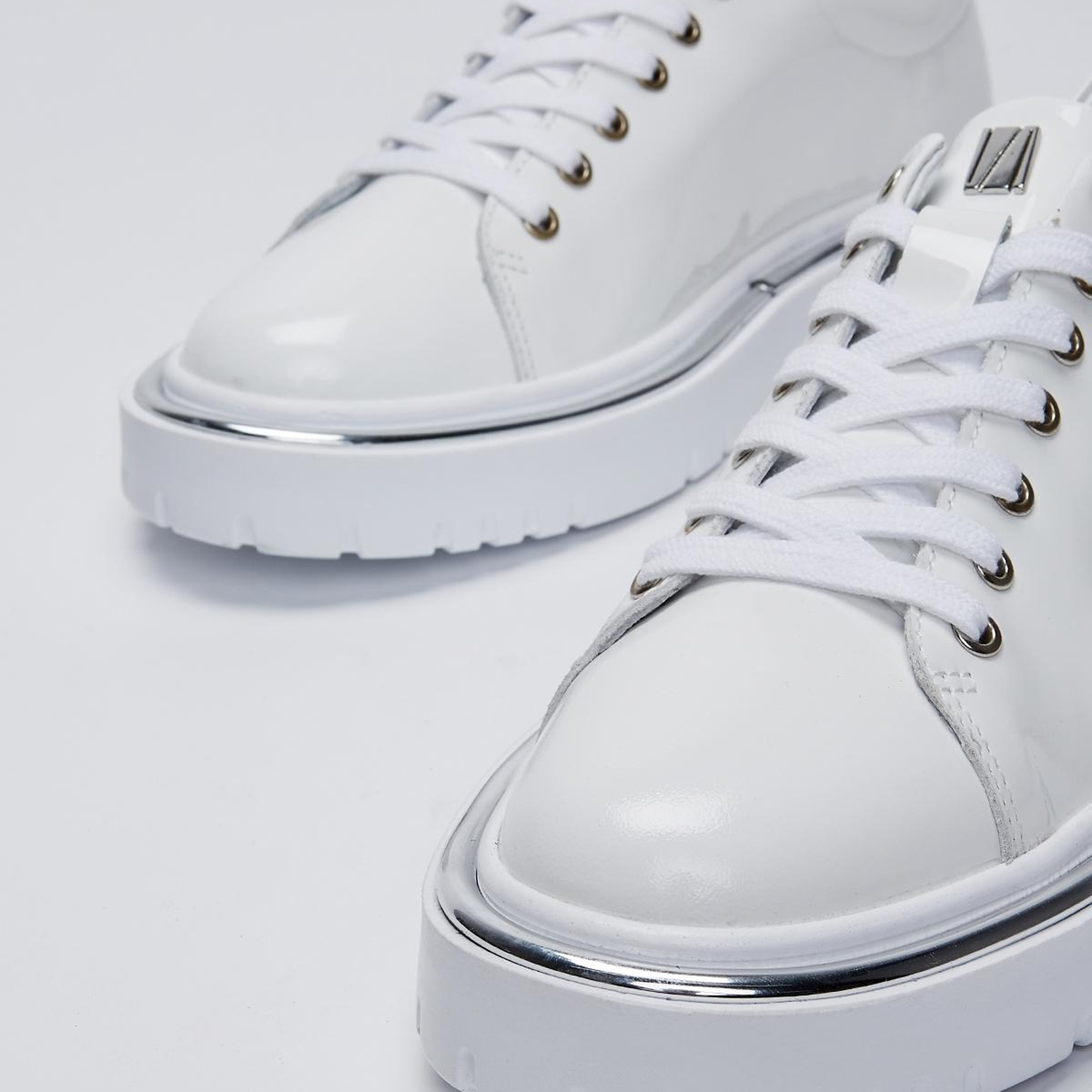 Valmenti Erkek Hakiki Deri Beyaz Spor Ayakkabı