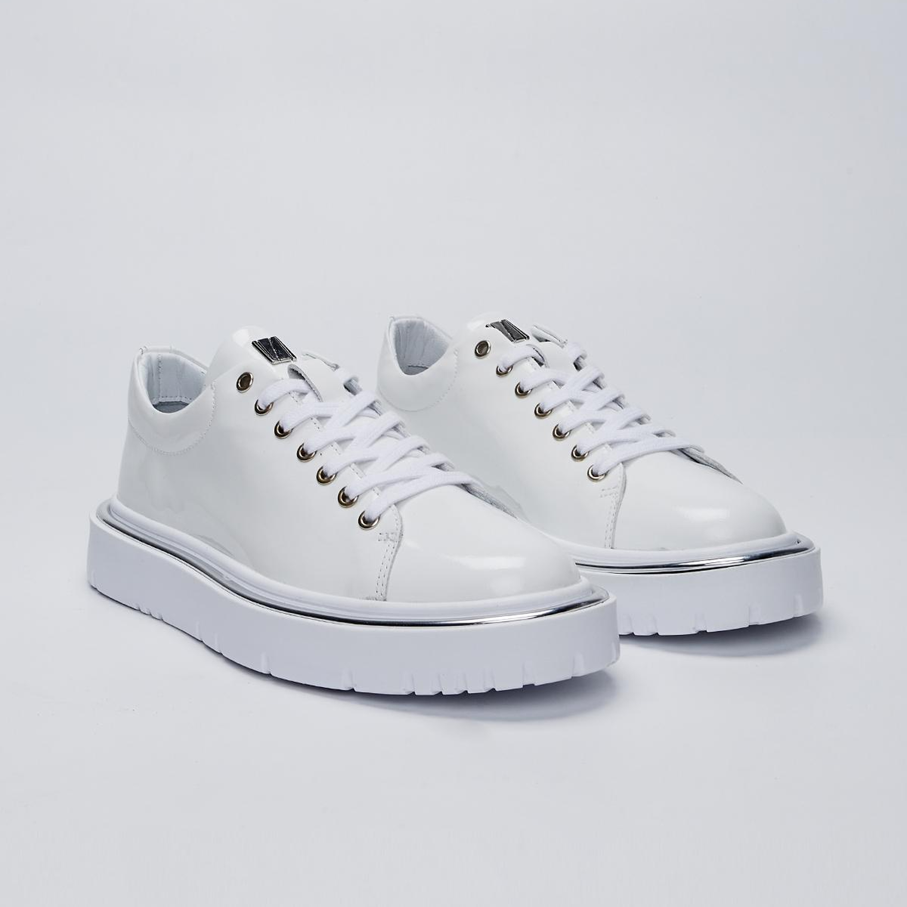 Valmenti Erkek Hakiki Deri Beyaz Spor Ayakkabı