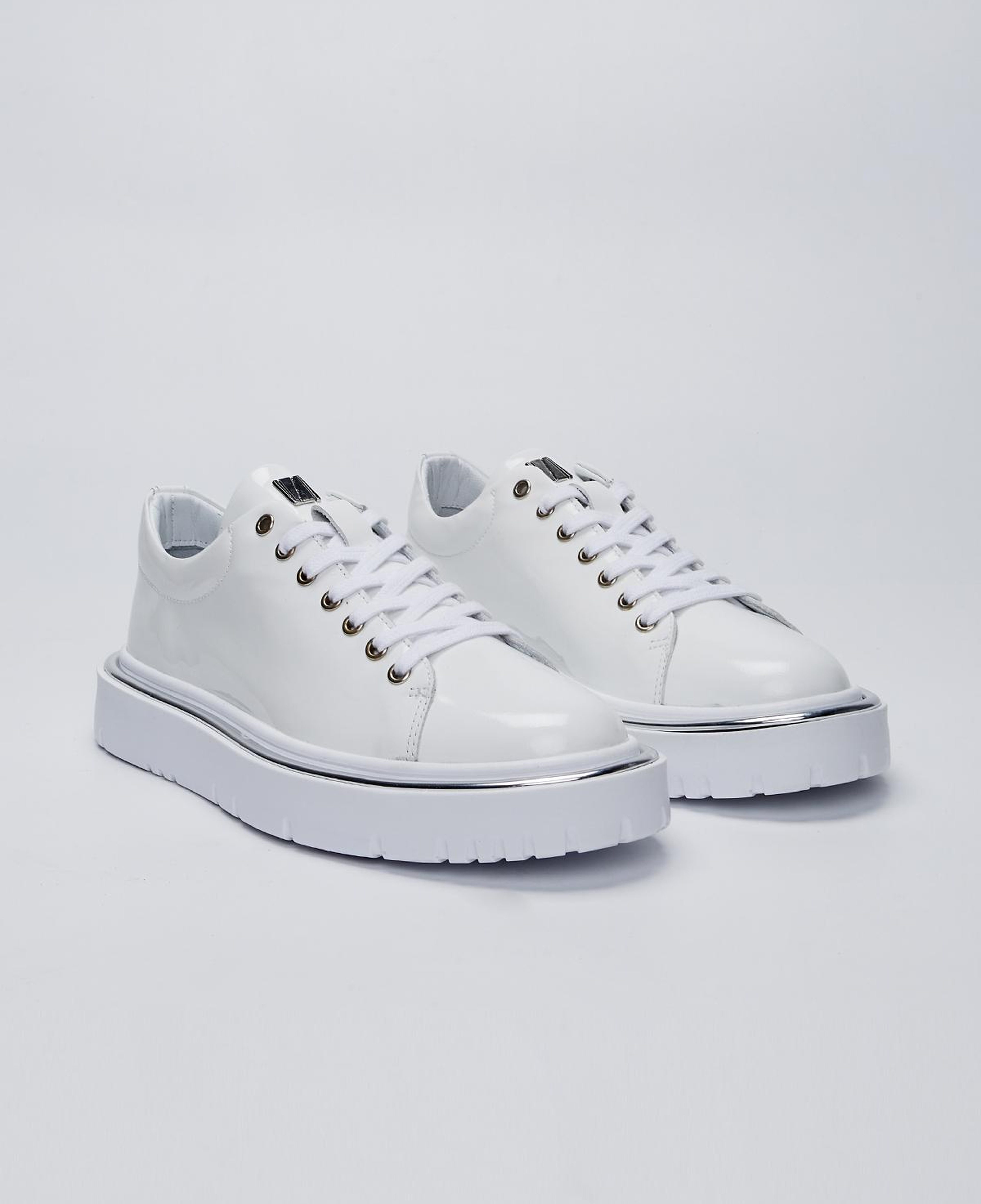 Valmenti Erkek Hakiki Deri Beyaz Spor Ayakkabı