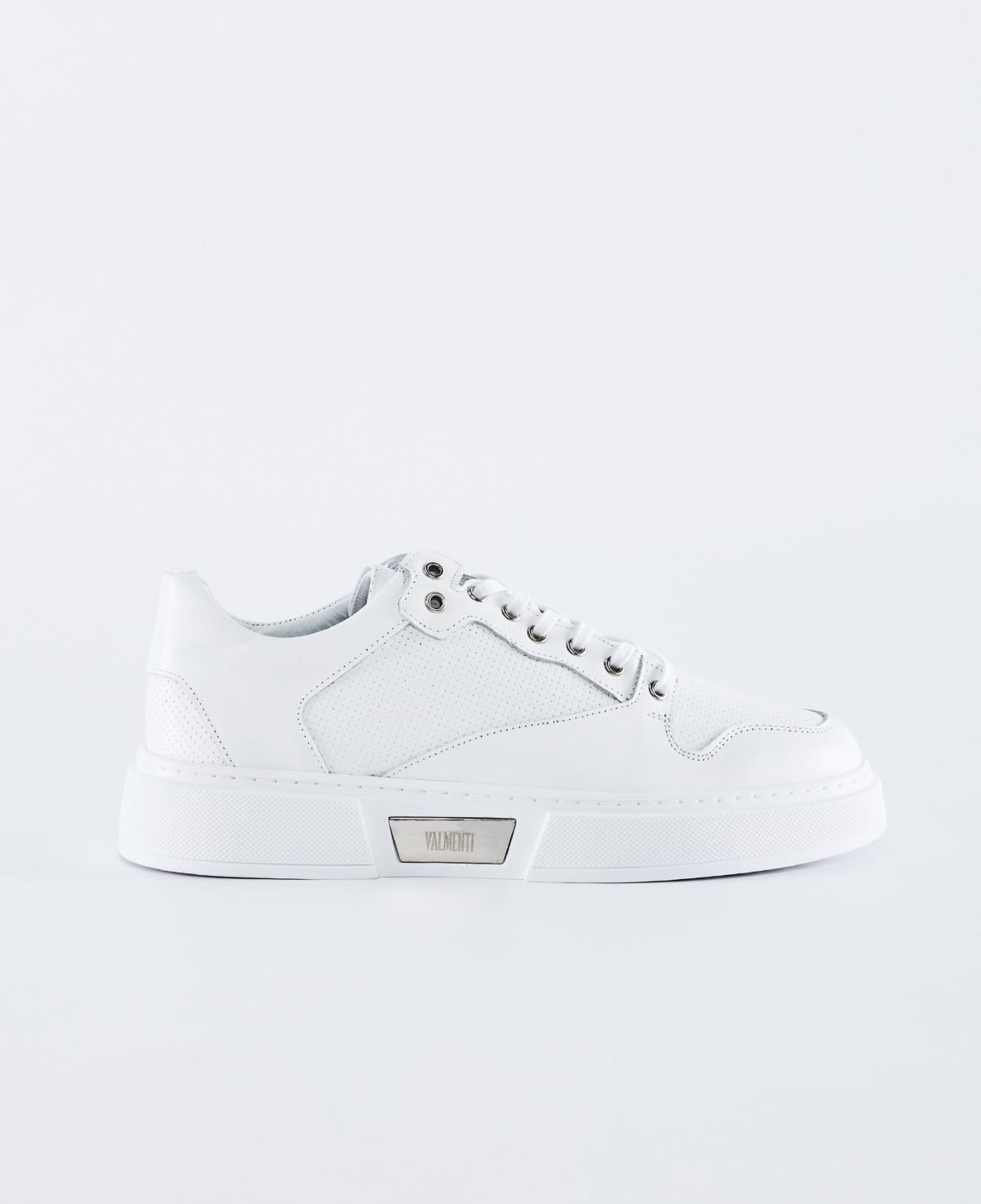 Valmenti Erkek Hakiki Deri Beyaz Spor Ayakkabı