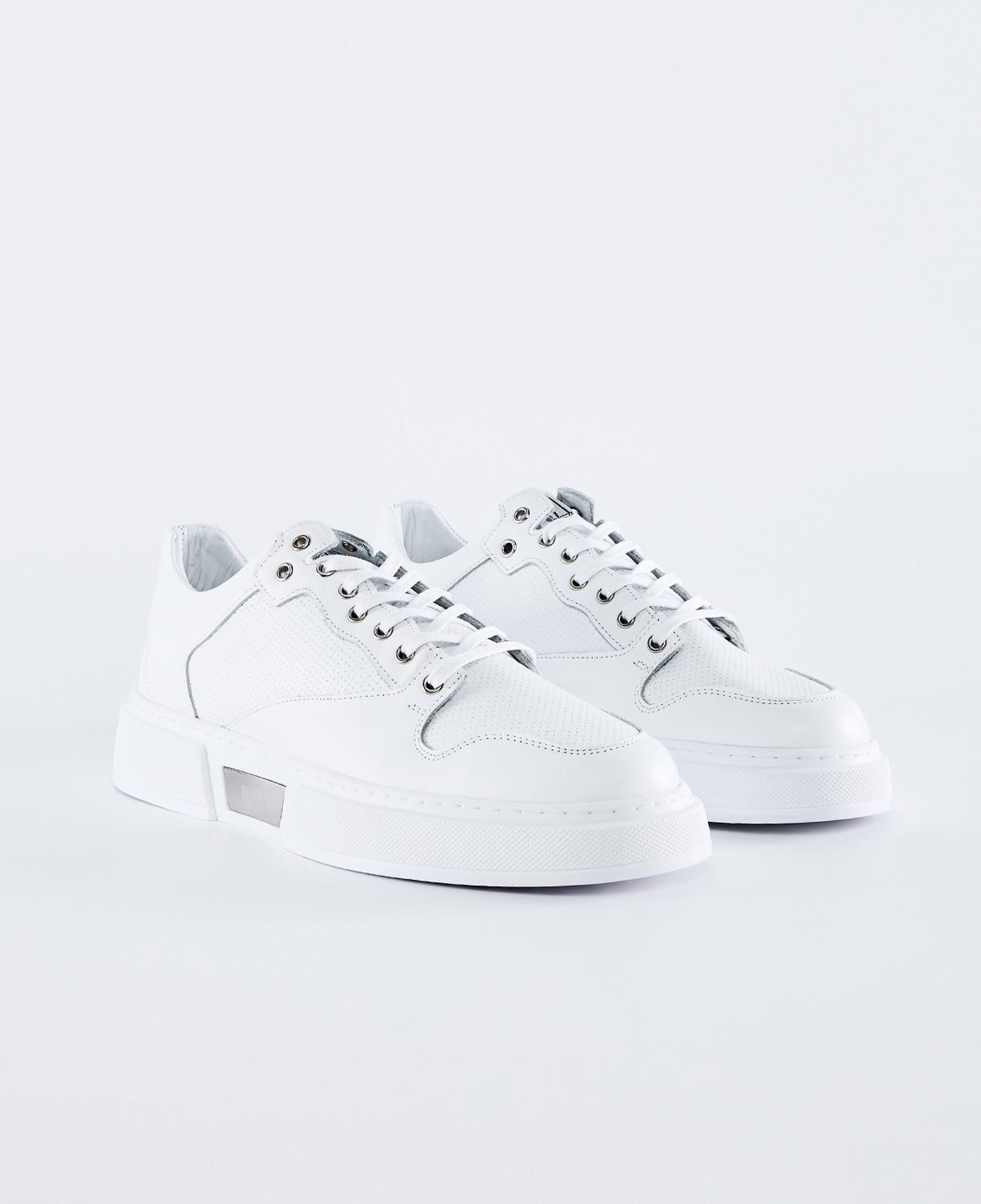 Valmenti Erkek Hakiki Deri Beyaz Spor Ayakkabı