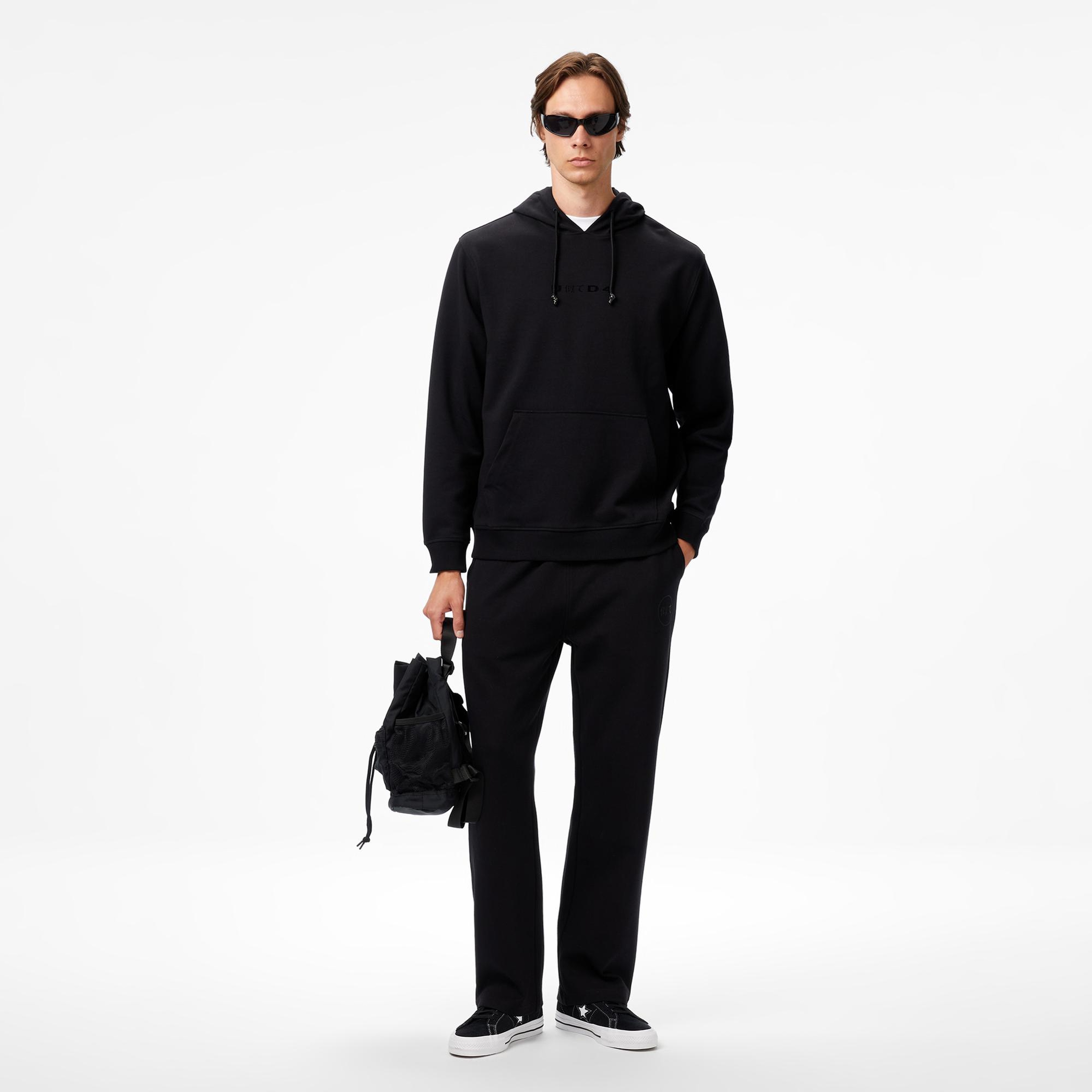 UNITED4 Erkek Siyah Sweatshirt