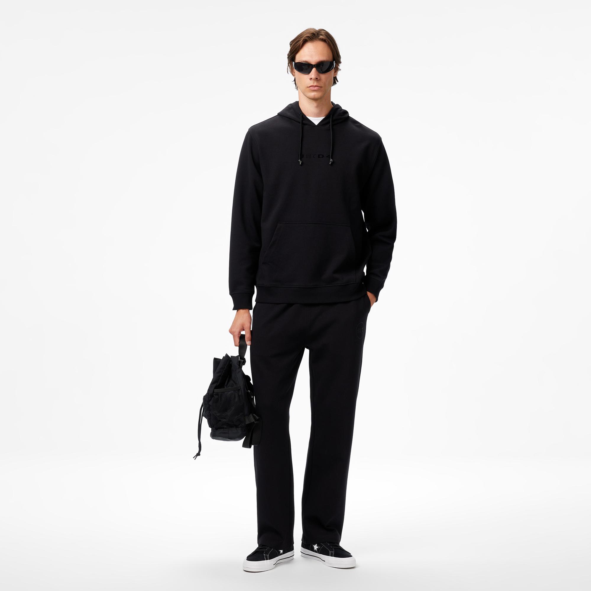 UNITED4 Erkek Siyah Sweatshirt