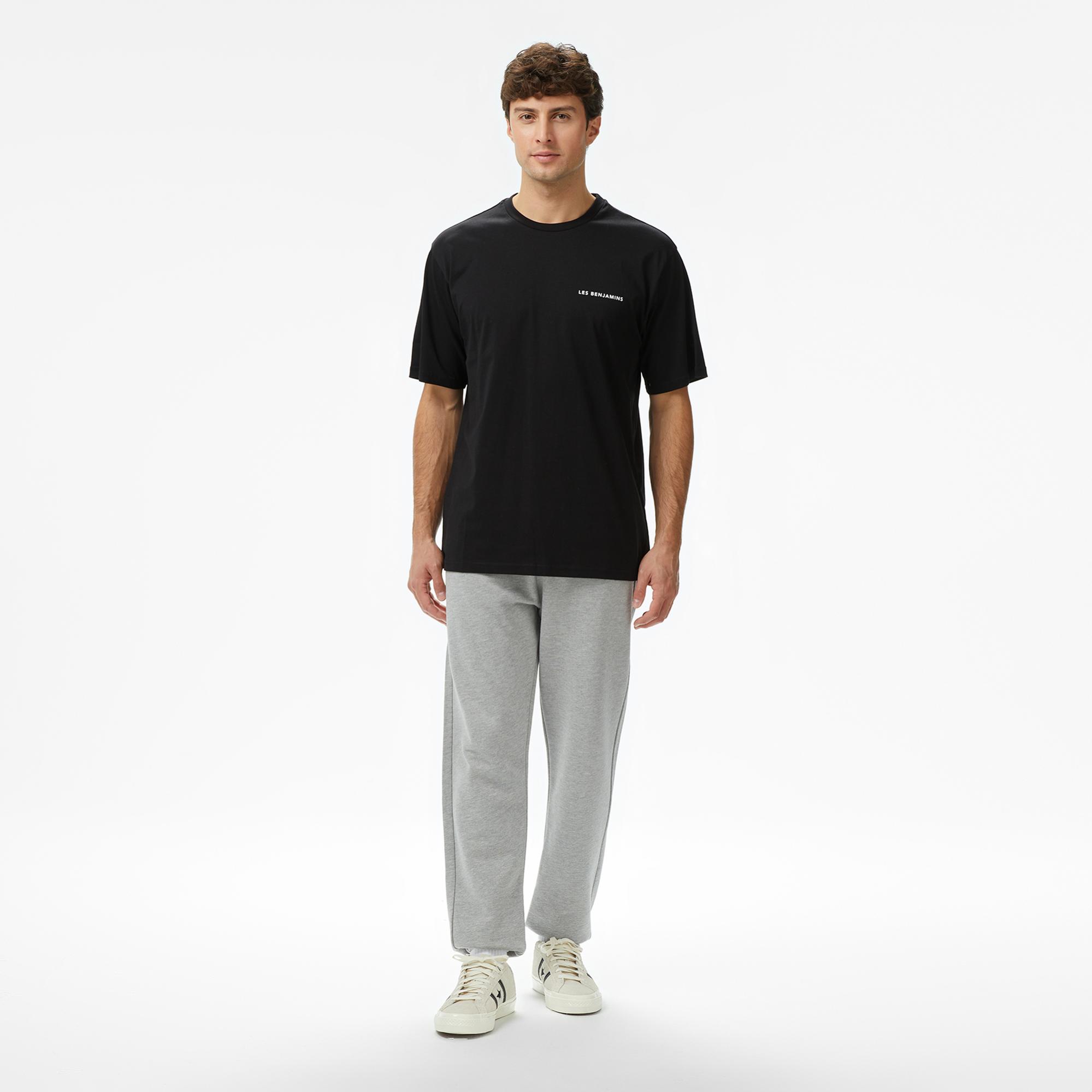 Les Benjamins Erkek Siyah T-Shirt