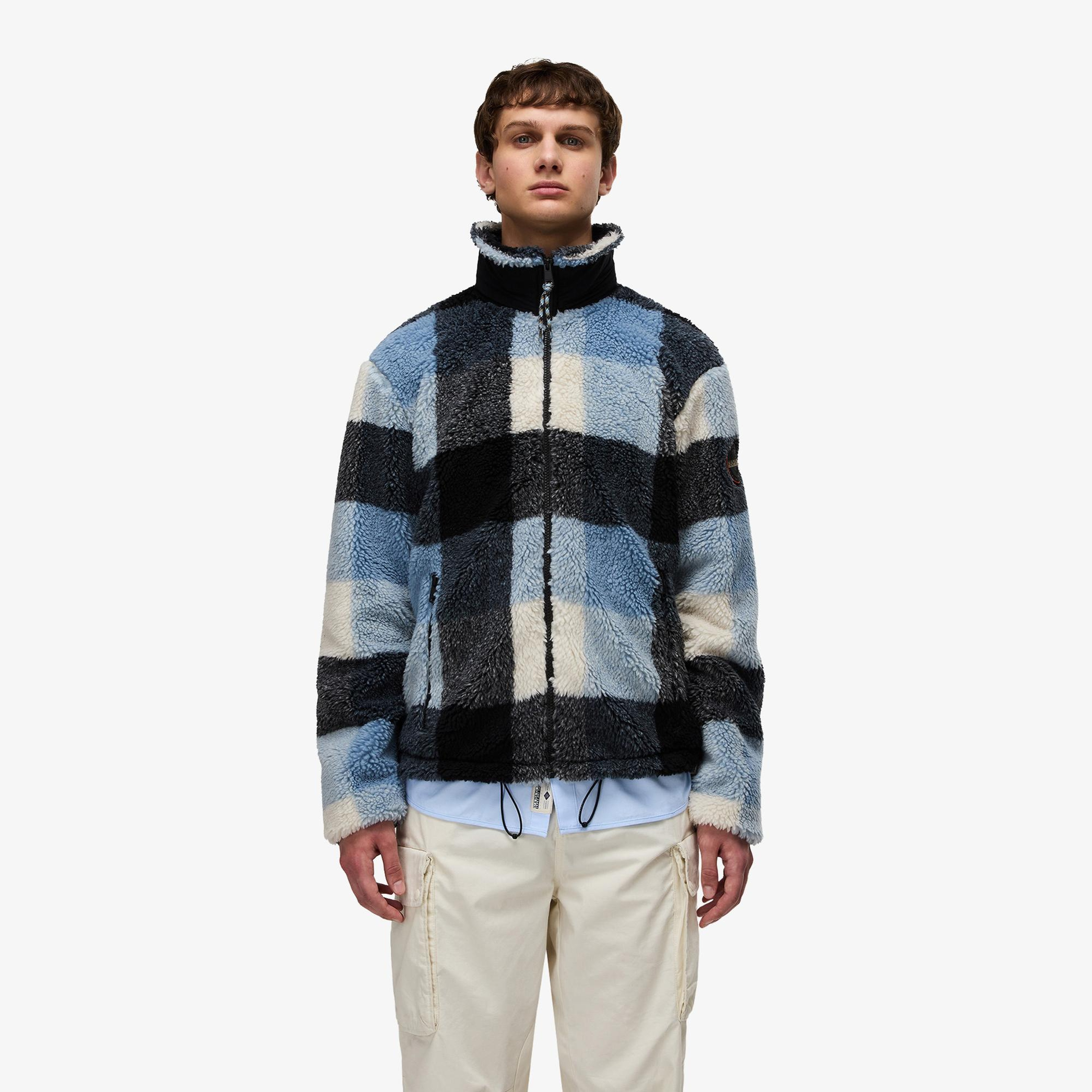 Napapijri T-Montepiana Erkek Mavi Polar Ceket