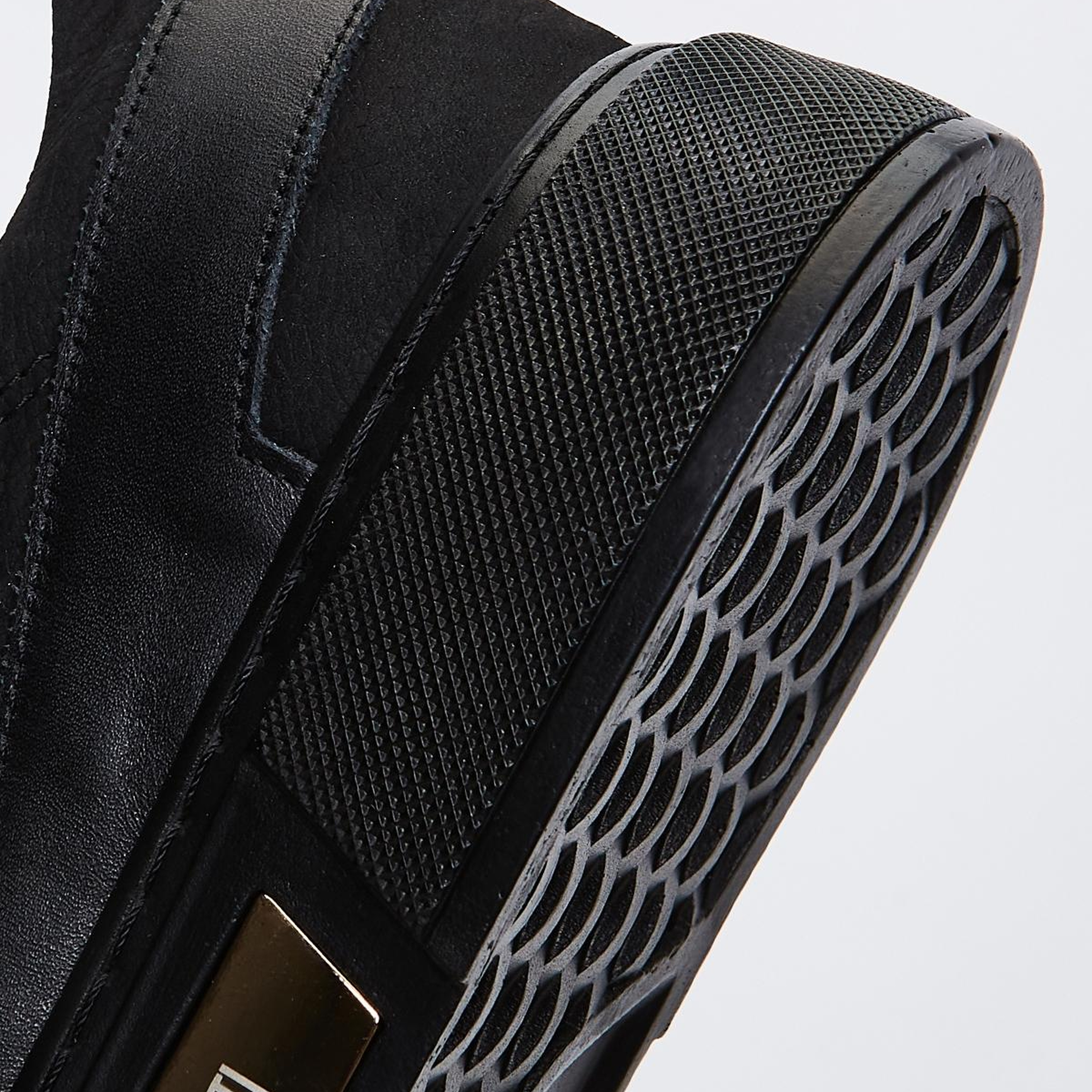 Valmenti Erkek Hakiki Deri Siyah Nubuk Spor Ayakkabı