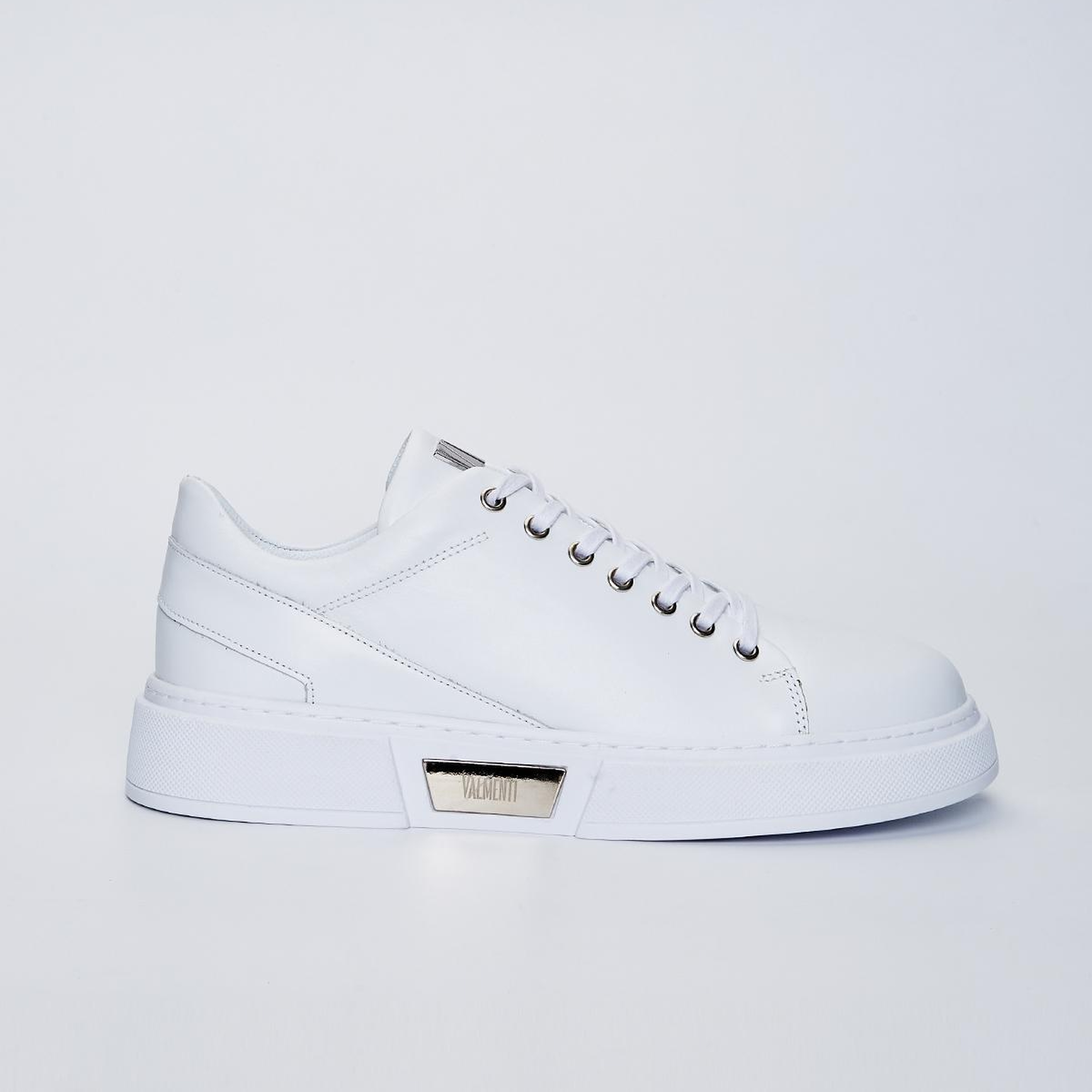 Valmenti Erkek Hakiki Deri Beyaz Spor Ayakkabı