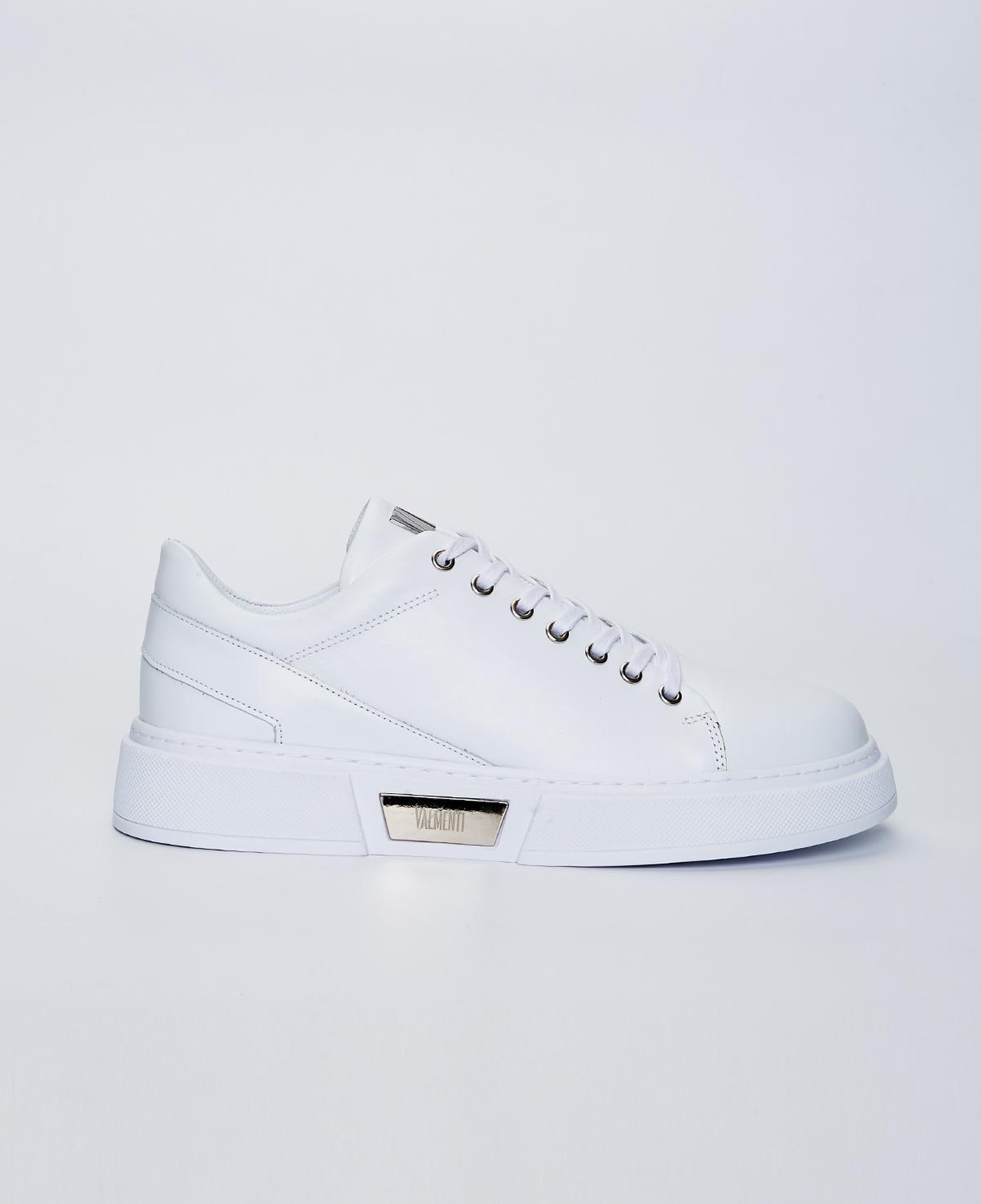Valmenti Erkek Hakiki Deri Beyaz Spor Ayakkabı