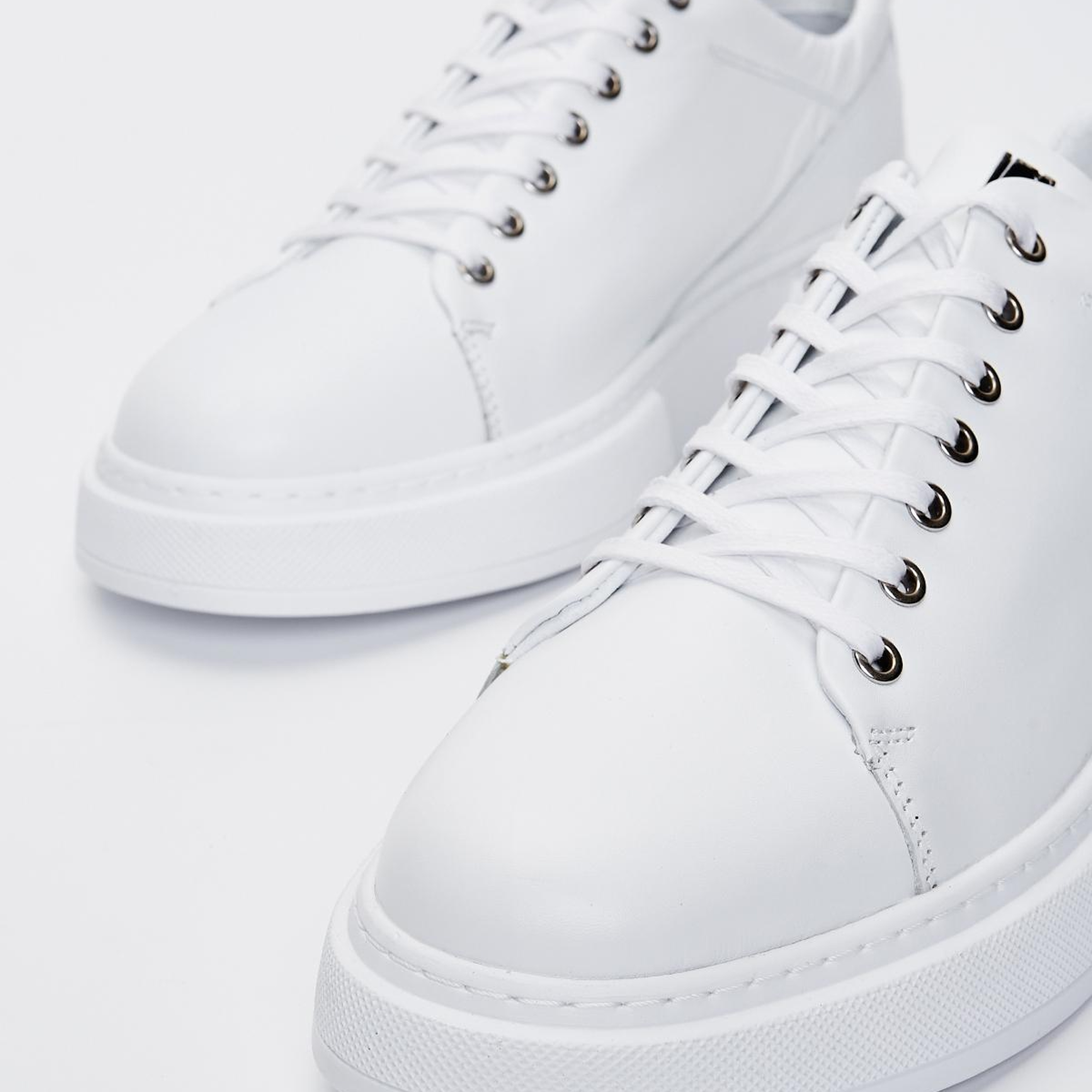 Valmenti Erkek Hakiki Deri Beyaz Spor Ayakkabı