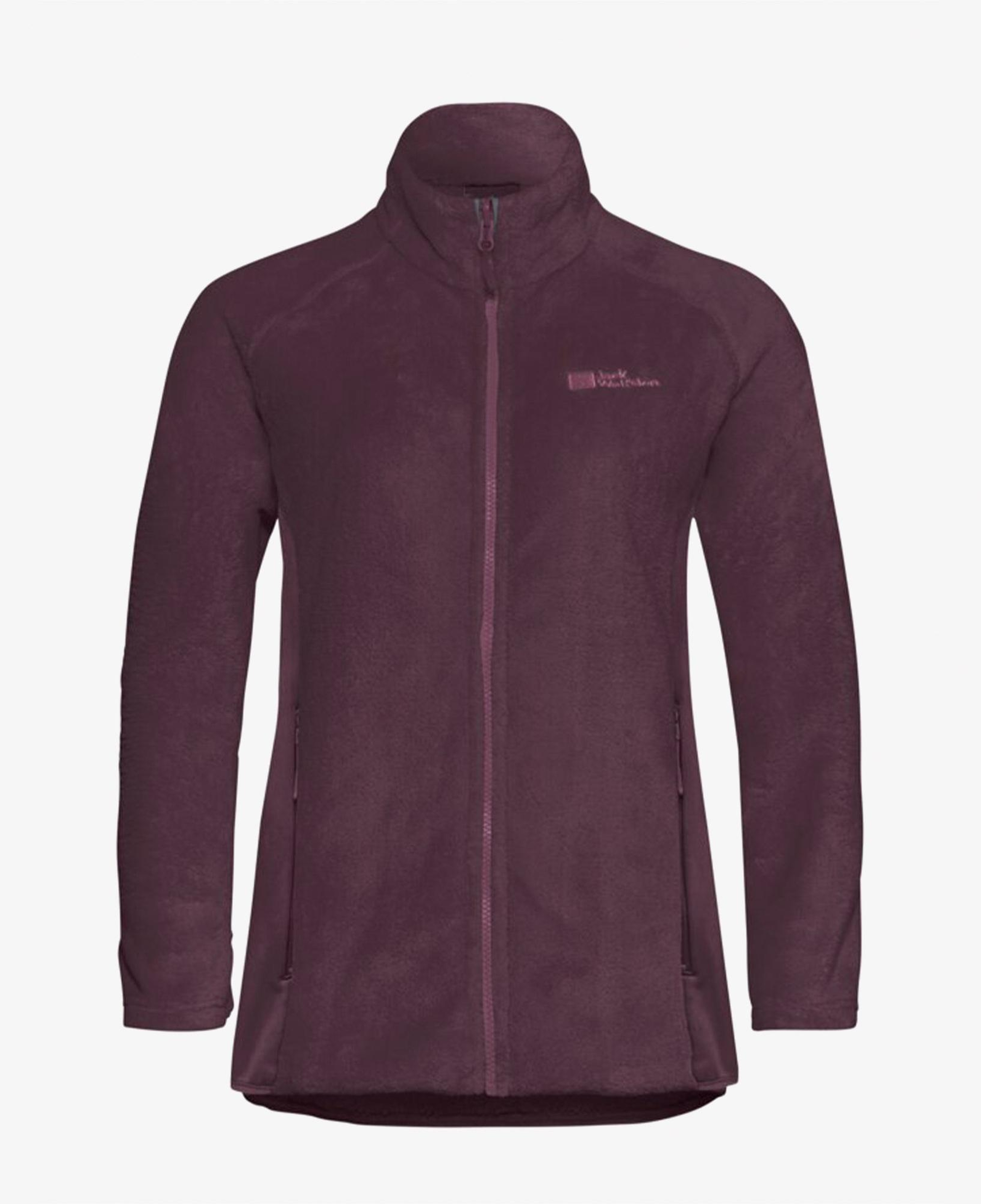 Jack Wolfskin Rotwand Full Zipped Kadın Mor Ceket