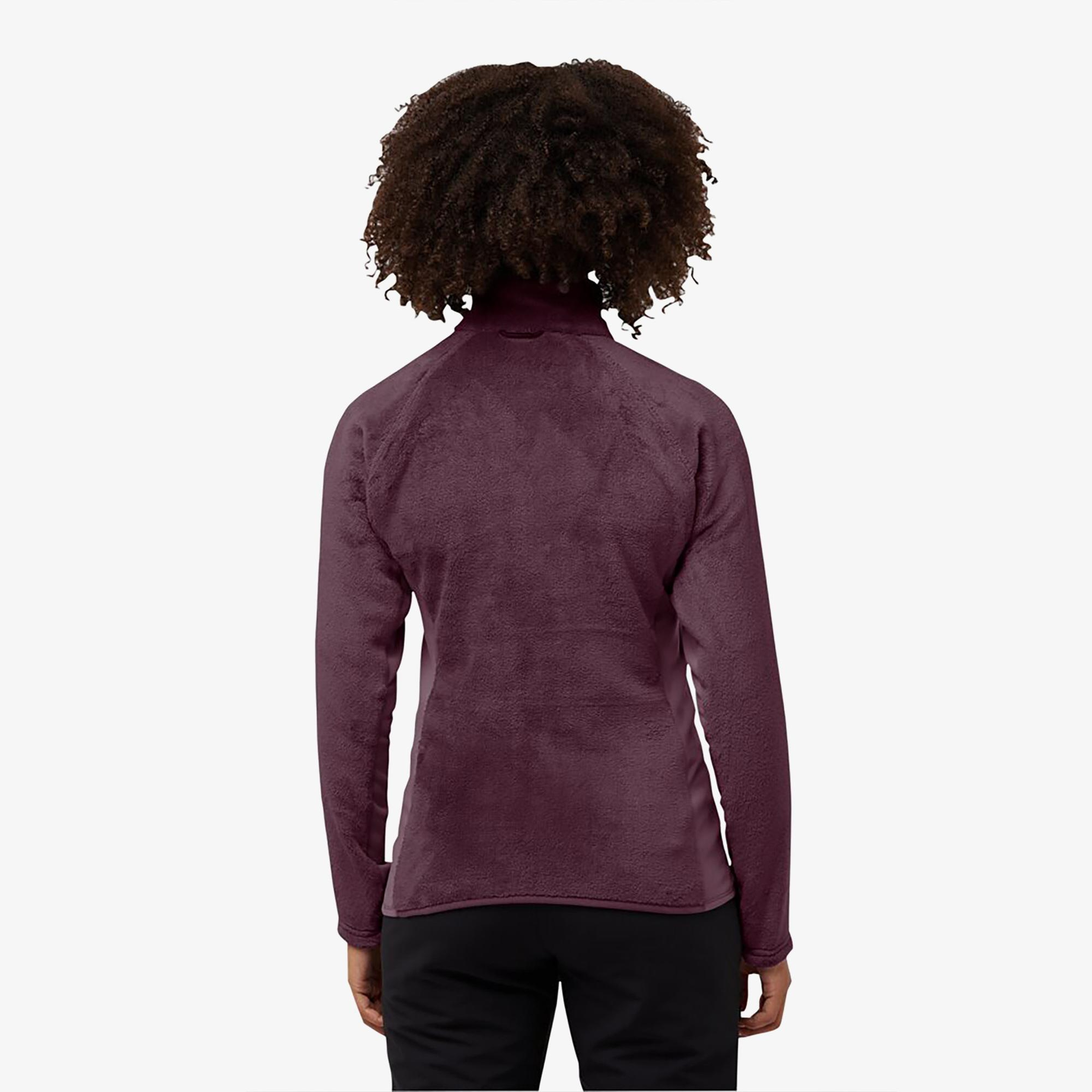 Jack Wolfskin Rotwand Full Zipped Kadın Mor Ceket