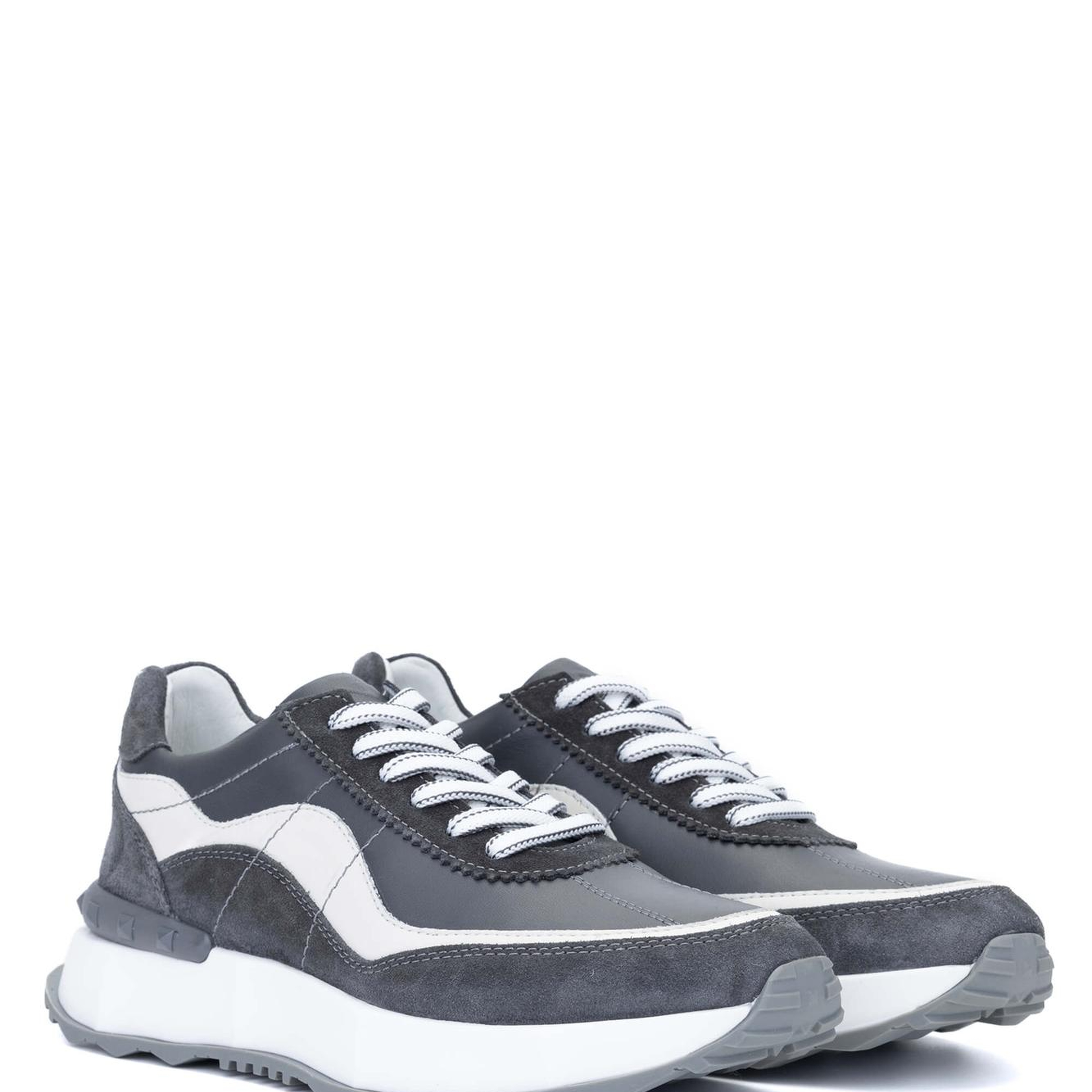 Tamer Tanca Erkek Hakiki Deri Gri Sneakers & Spor Ayakkabı