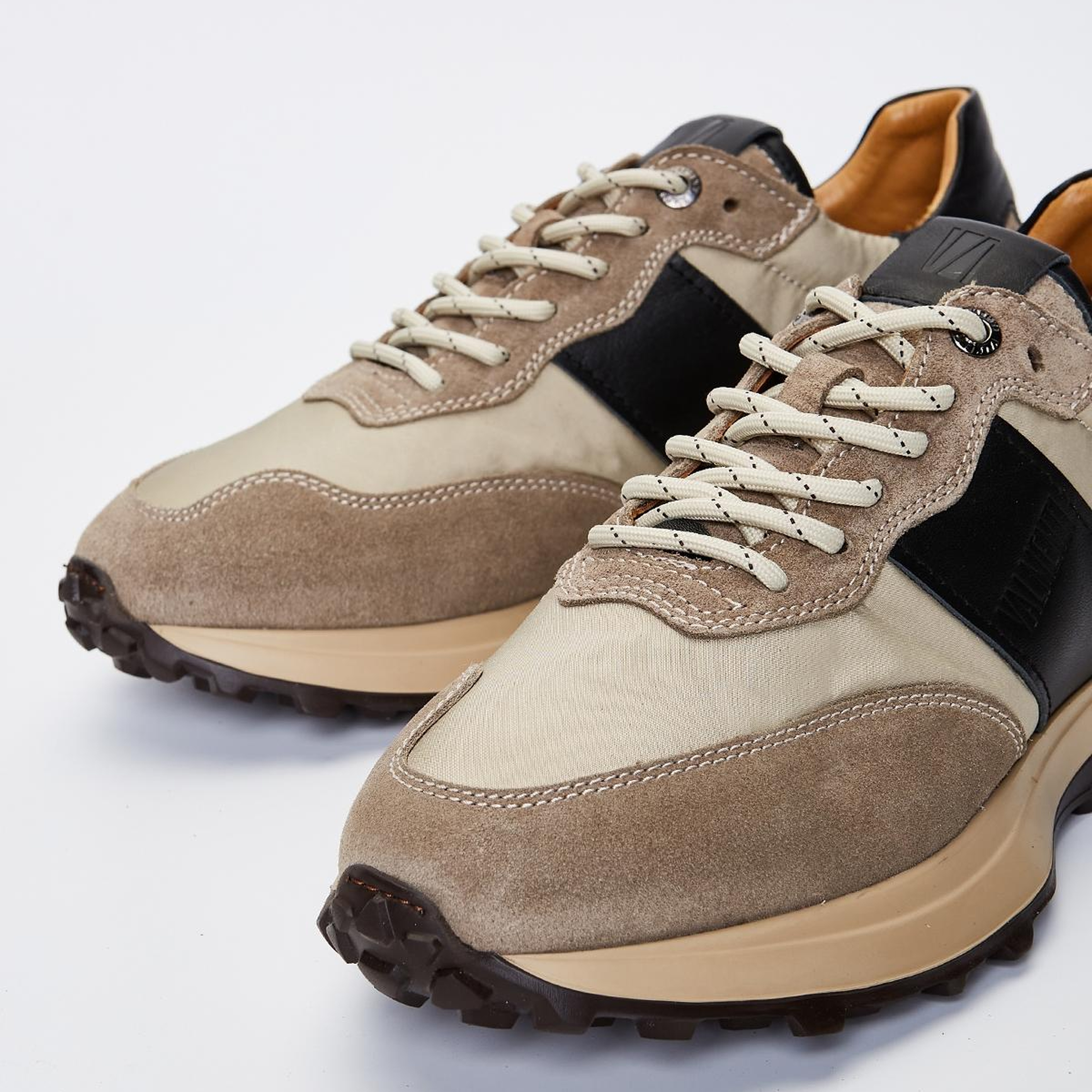 Valmenti Erkek Hakiki Deri Bej Süet Spor Ayakkabı