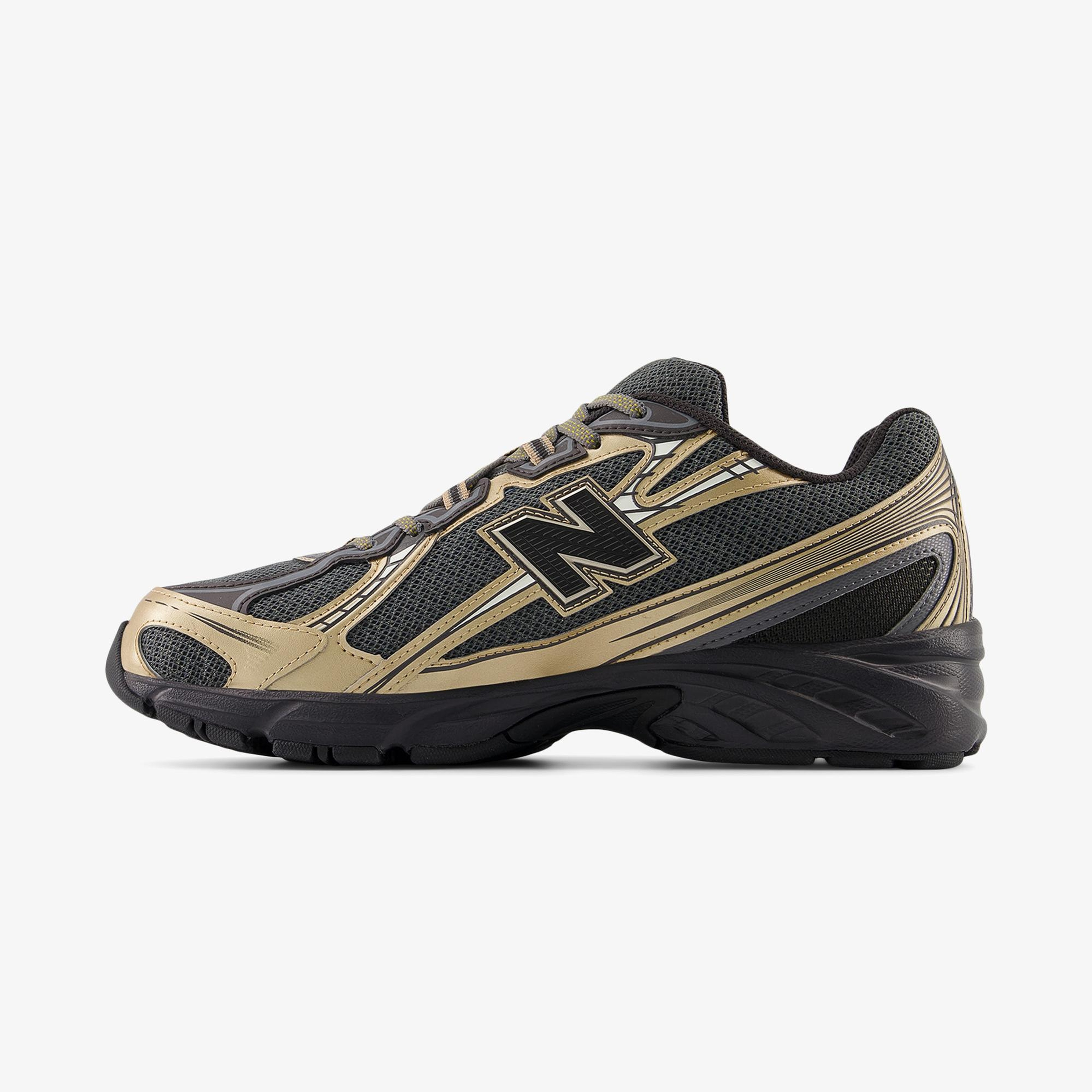 New Balance 740 Lifestyle Unisex Siyah/Altın Spor Ayakkabı
