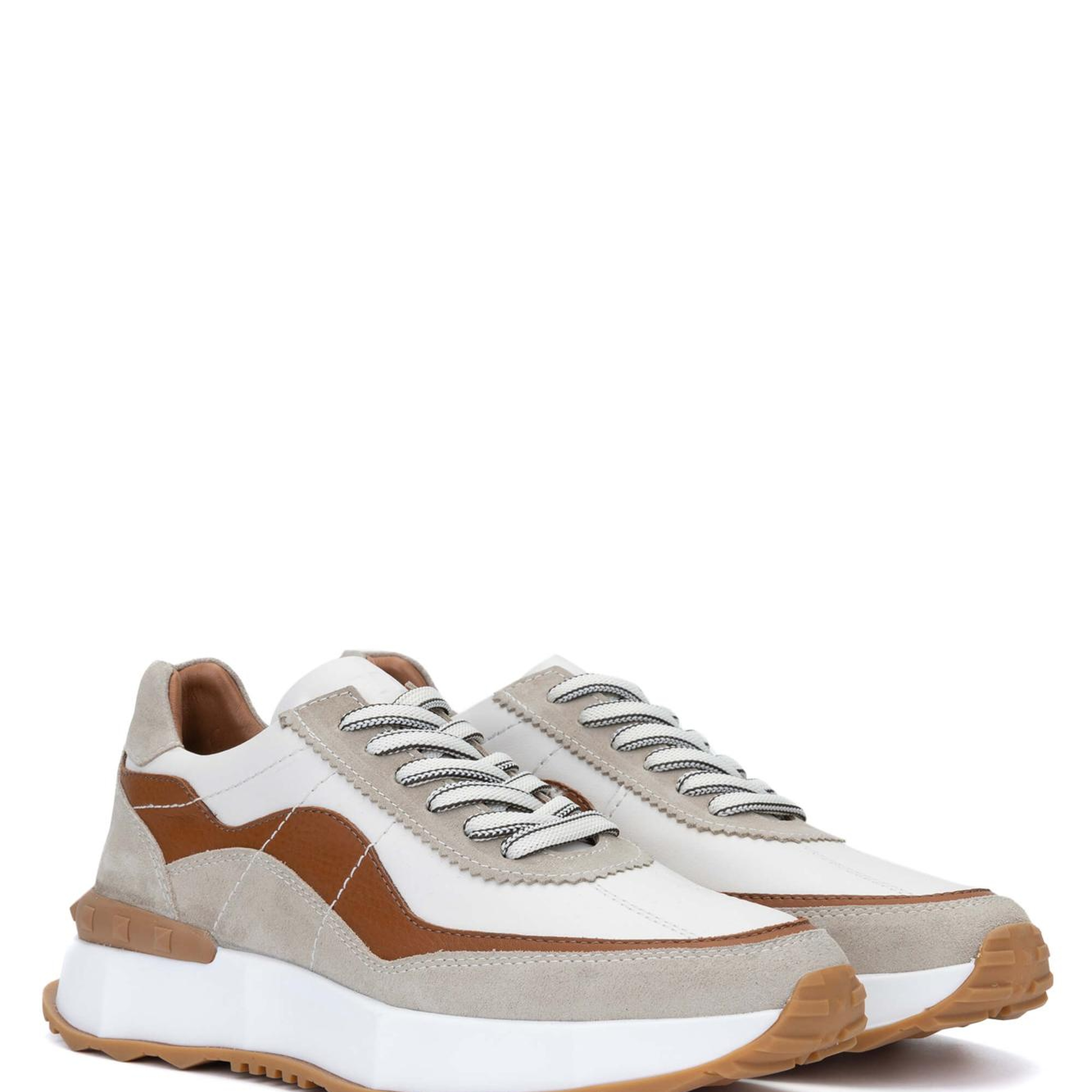 Tamer Tanca Erkek Hakiki Deri Taba Sneakers & Spor Ayakkabı