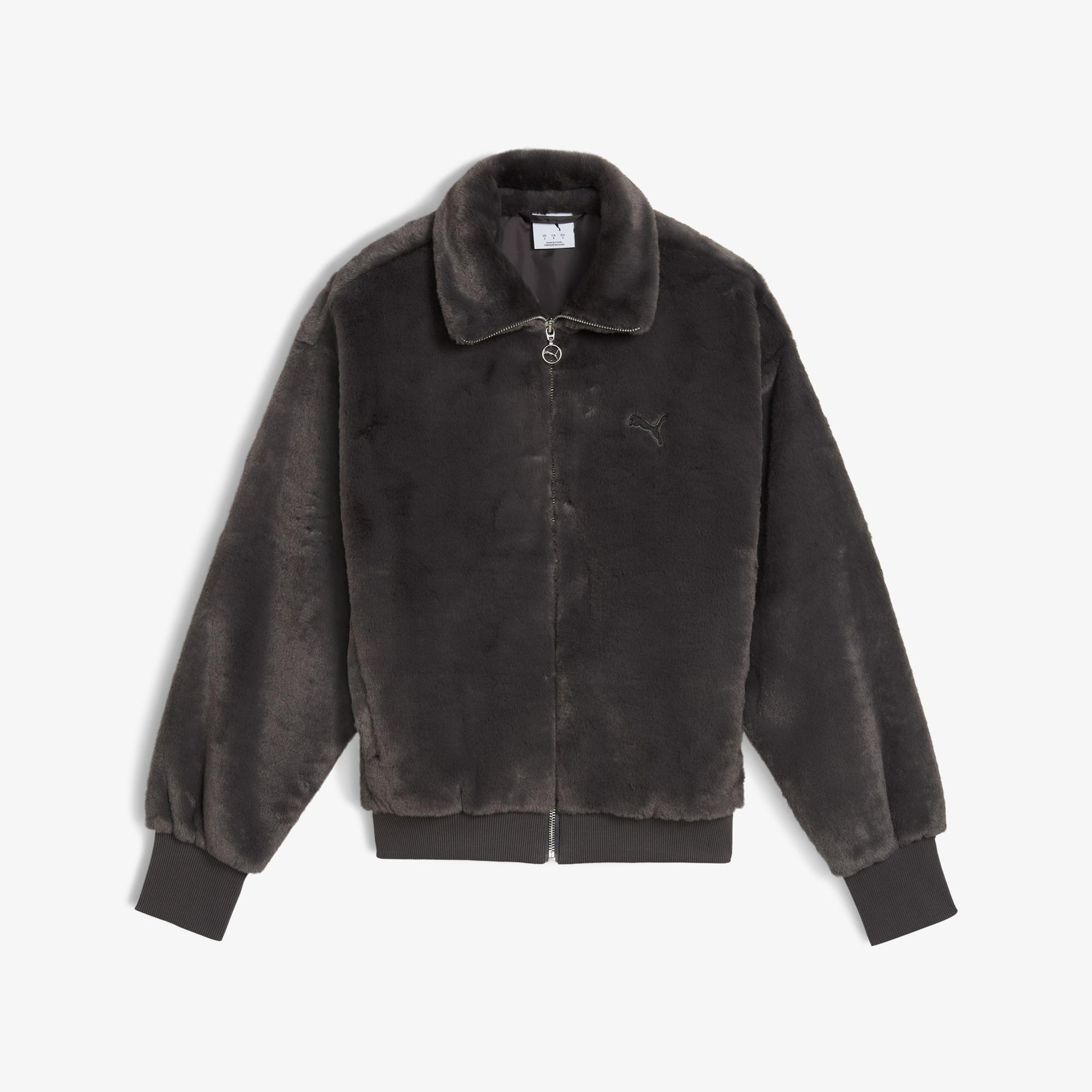 Puma Wardrobe Essentials Relaxed Kadın Gri Ceket