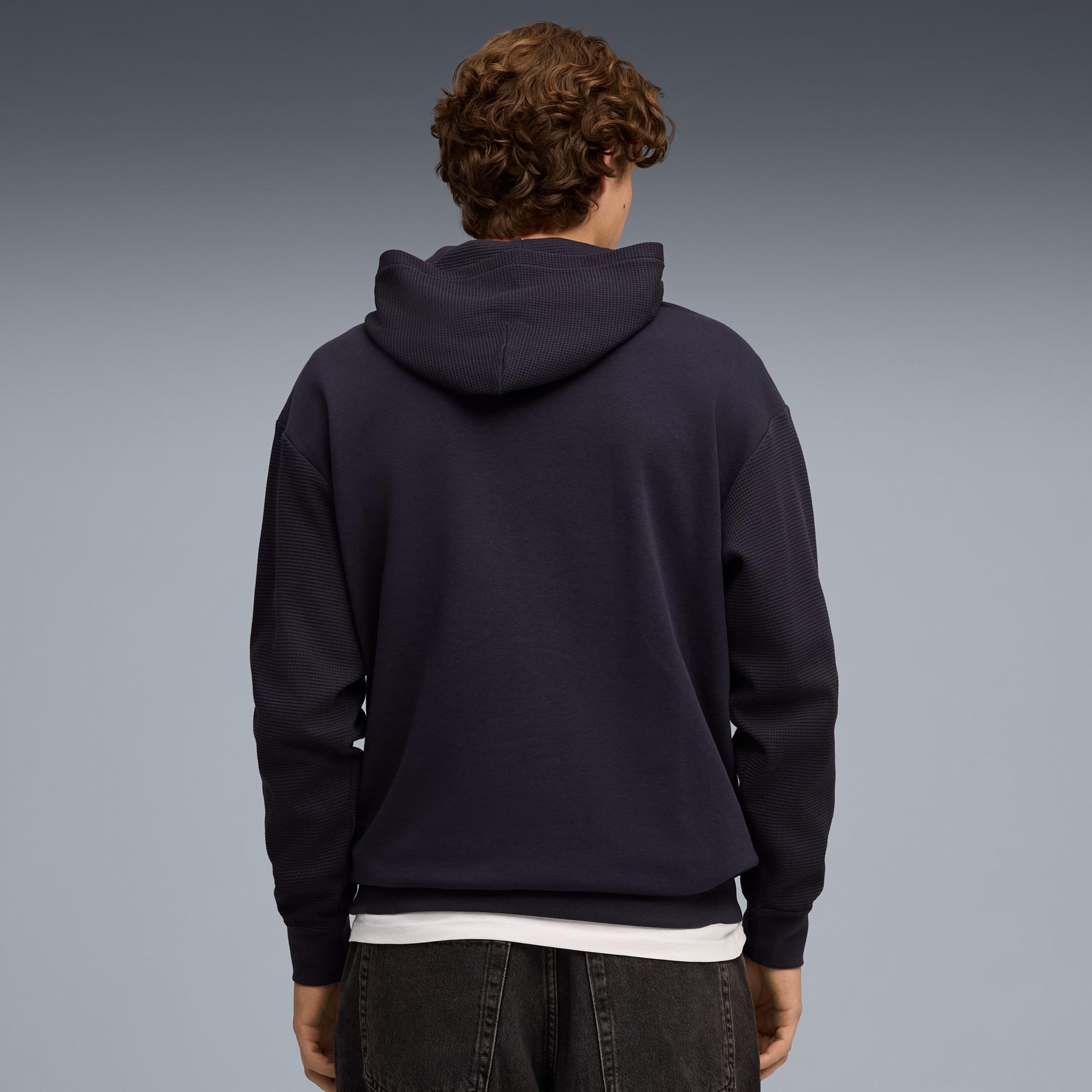 Puma Classic Relaxed Erkek Mavi Sweatshirt