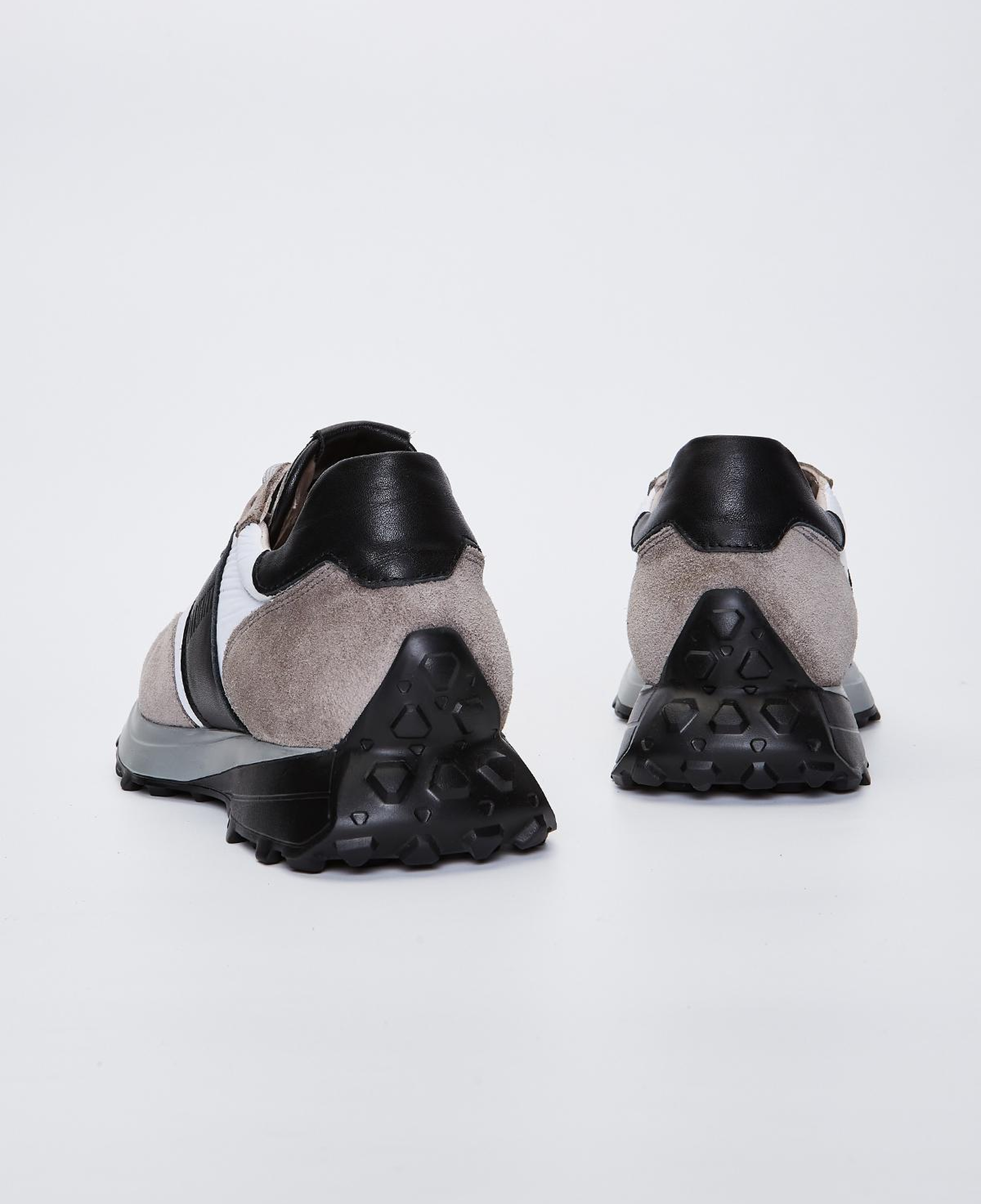 Valmenti Erkek Hakiki Deri Gri Süet Spor Ayakkabı