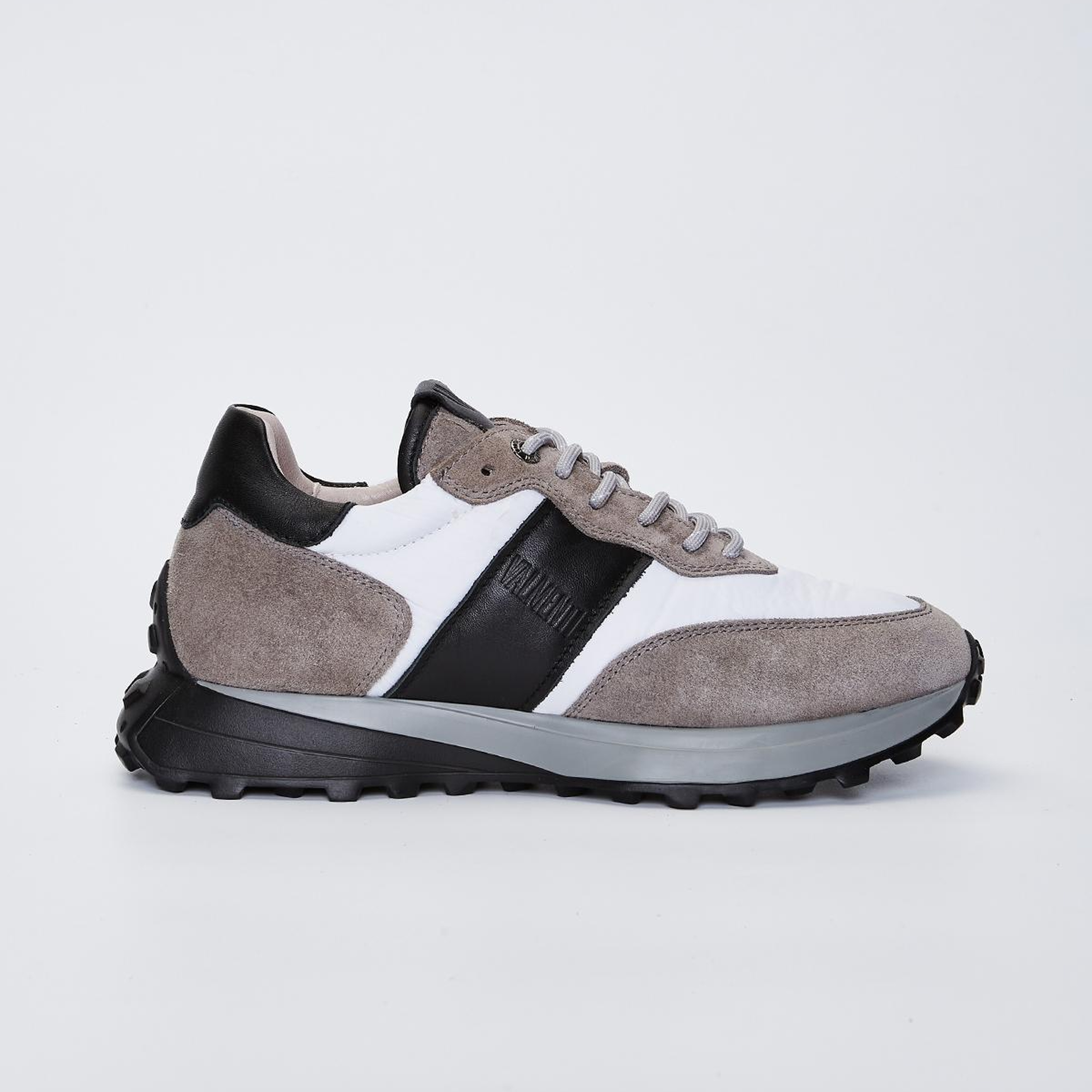 Valmenti Erkek Hakiki Deri Gri Süet Spor Ayakkabı