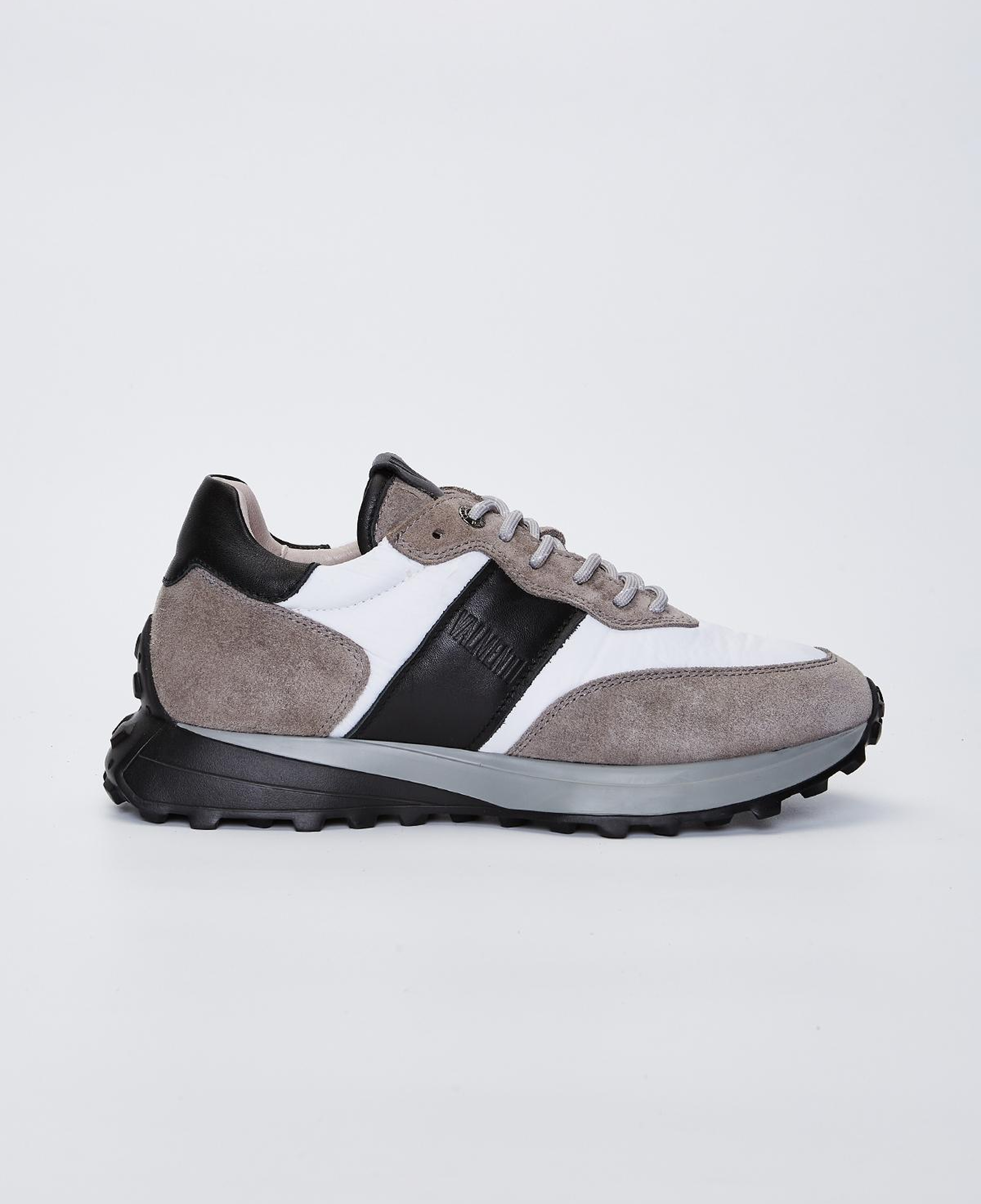 Valmenti Erkek Hakiki Deri Gri Süet Spor Ayakkabı