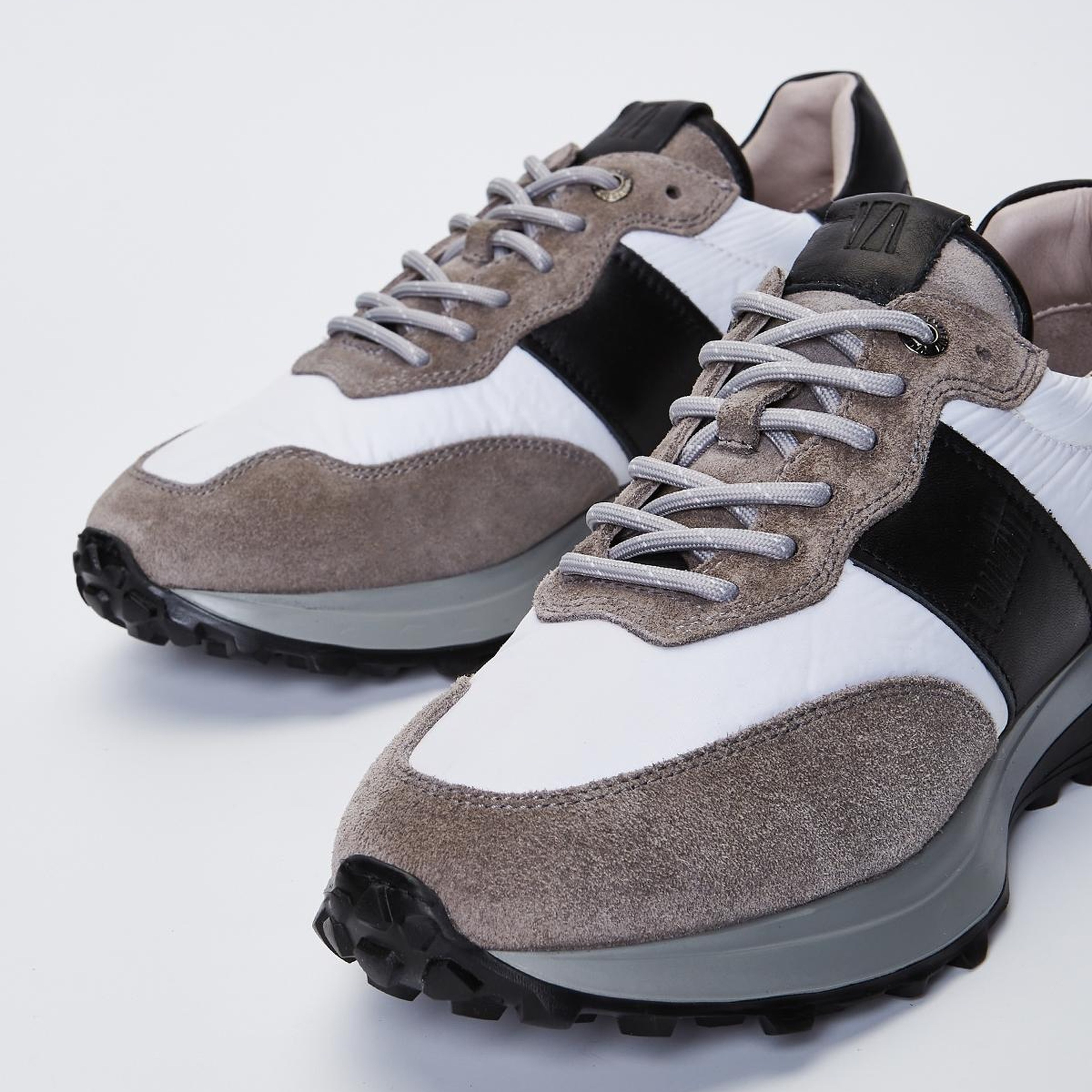 Valmenti Erkek Hakiki Deri Gri Süet Spor Ayakkabı