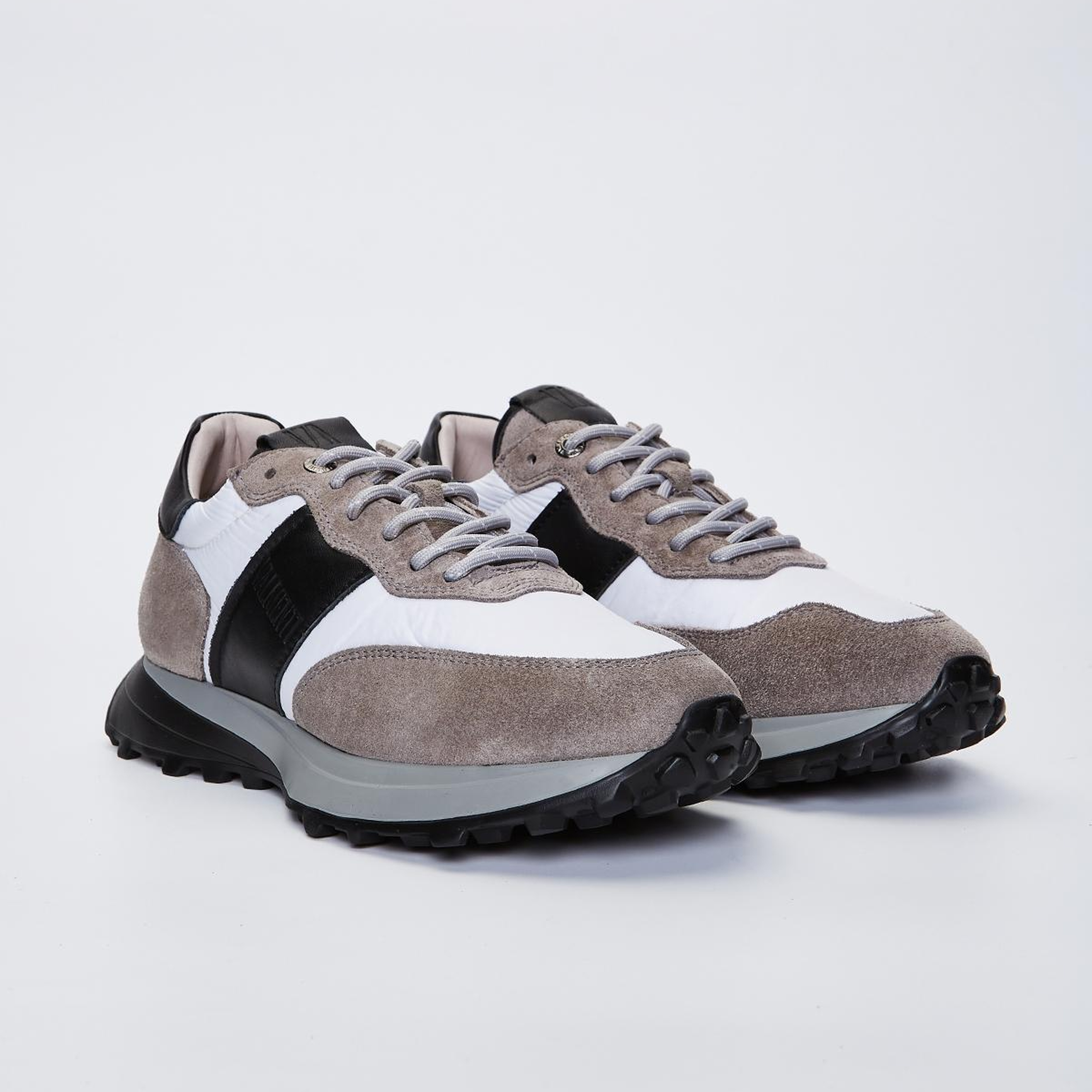 Valmenti Erkek Hakiki Deri Gri Süet Spor Ayakkabı