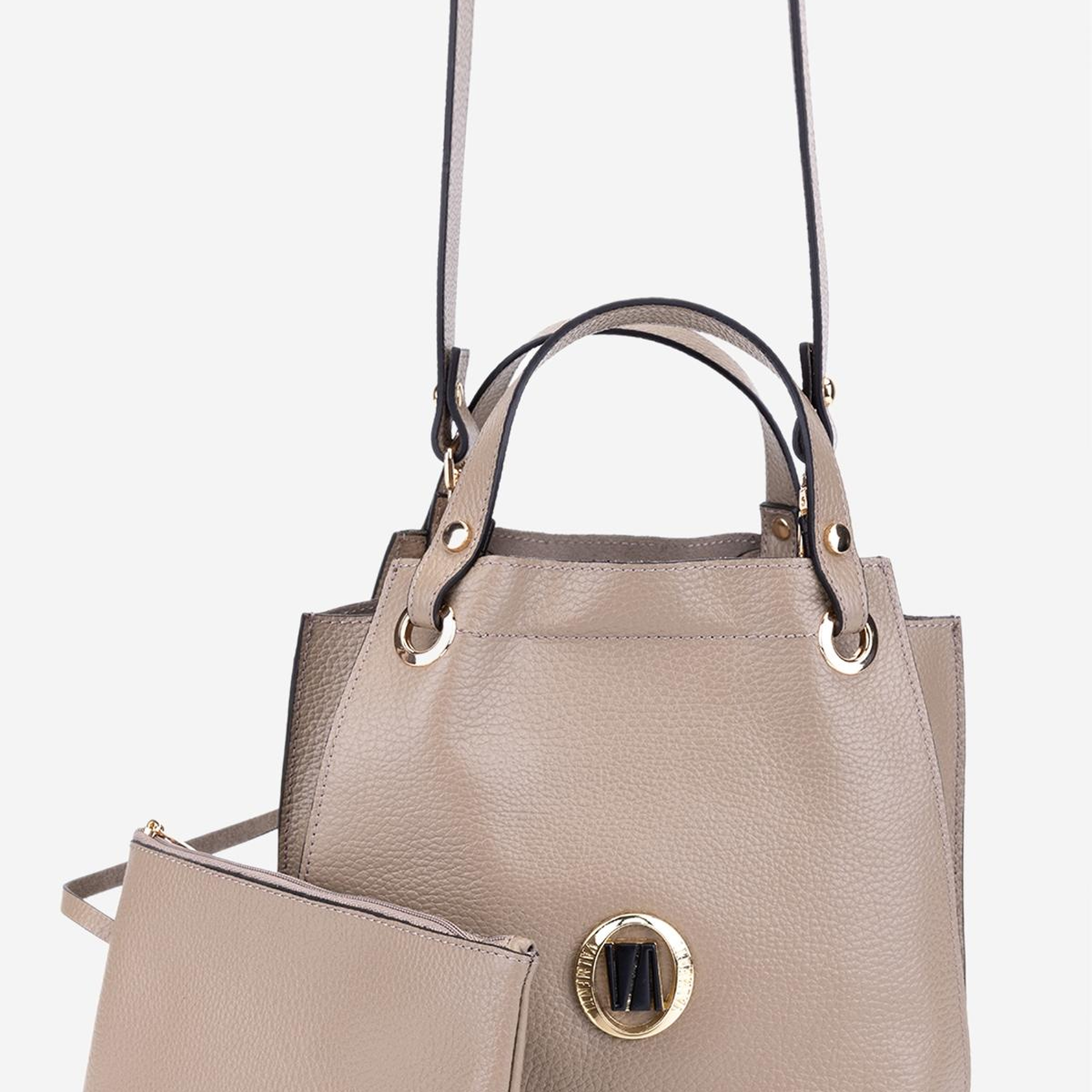 Valmenti Kadın Hakiki Deri Vizon Floter Kol Çantası