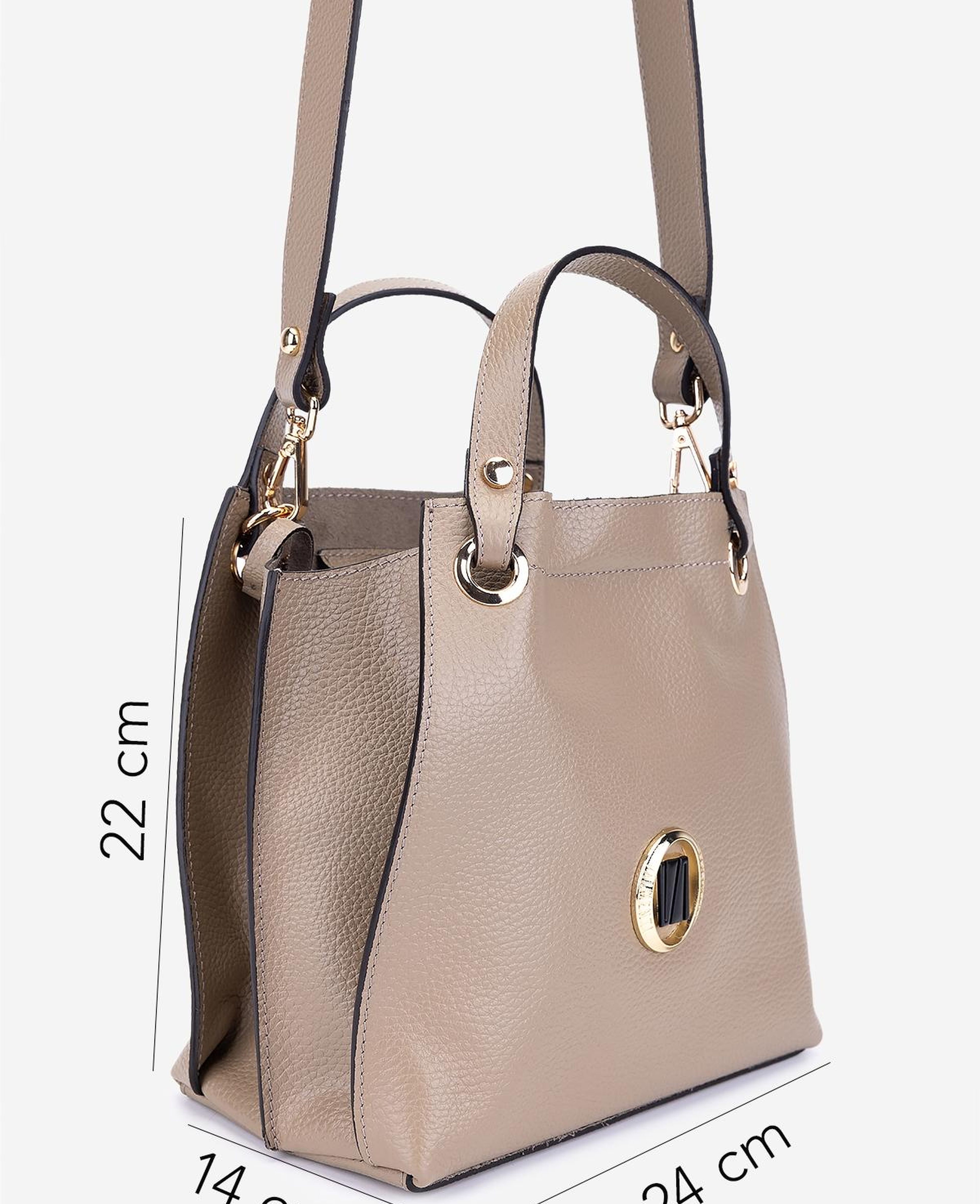 Valmenti Kadın Hakiki Deri Vizon Floter Kol Çantası