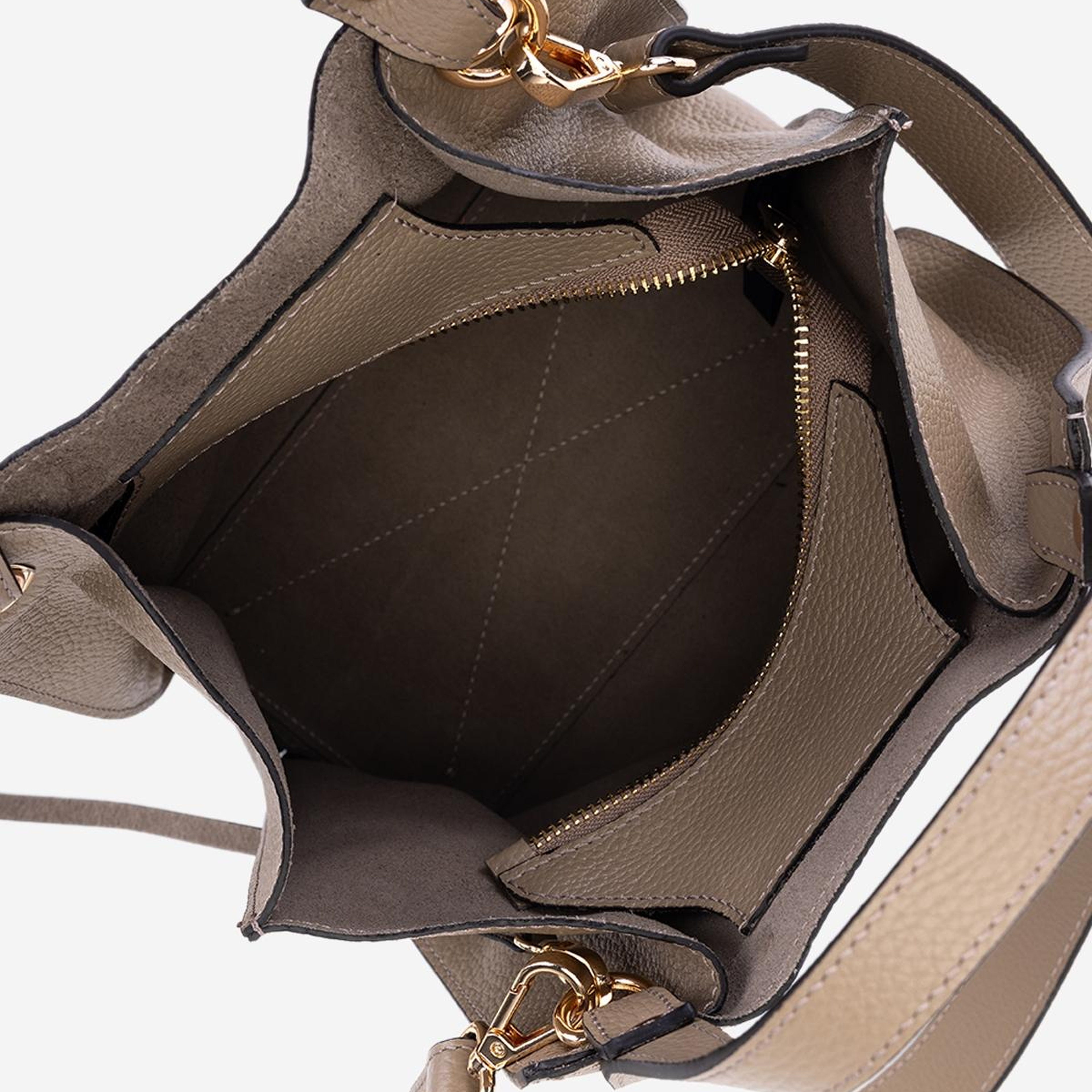 Valmenti Kadın Hakiki Deri Vizon Floter Kol Çantası