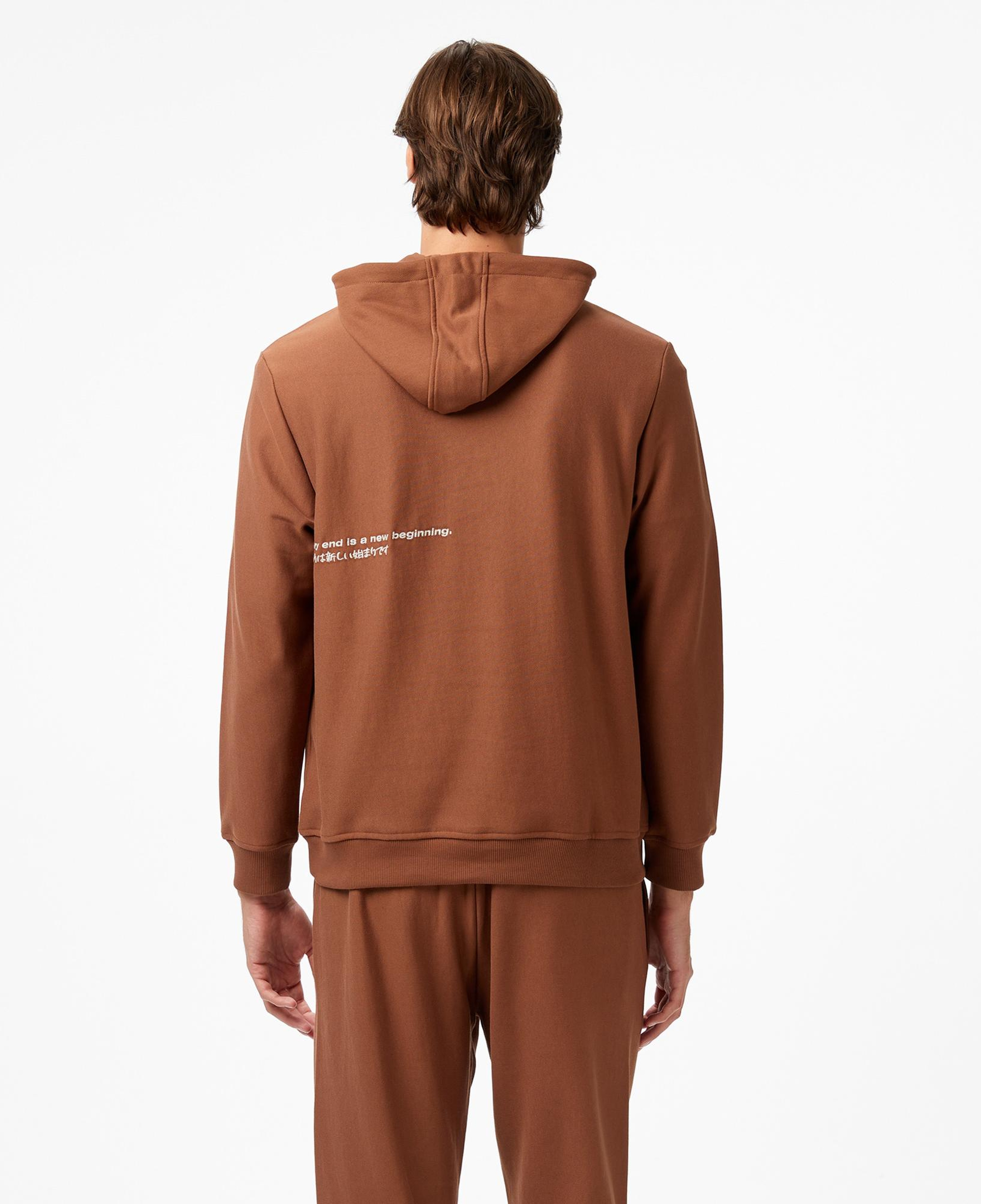 UNITED4 Classic Erkek Kahverengi Sweatshirt