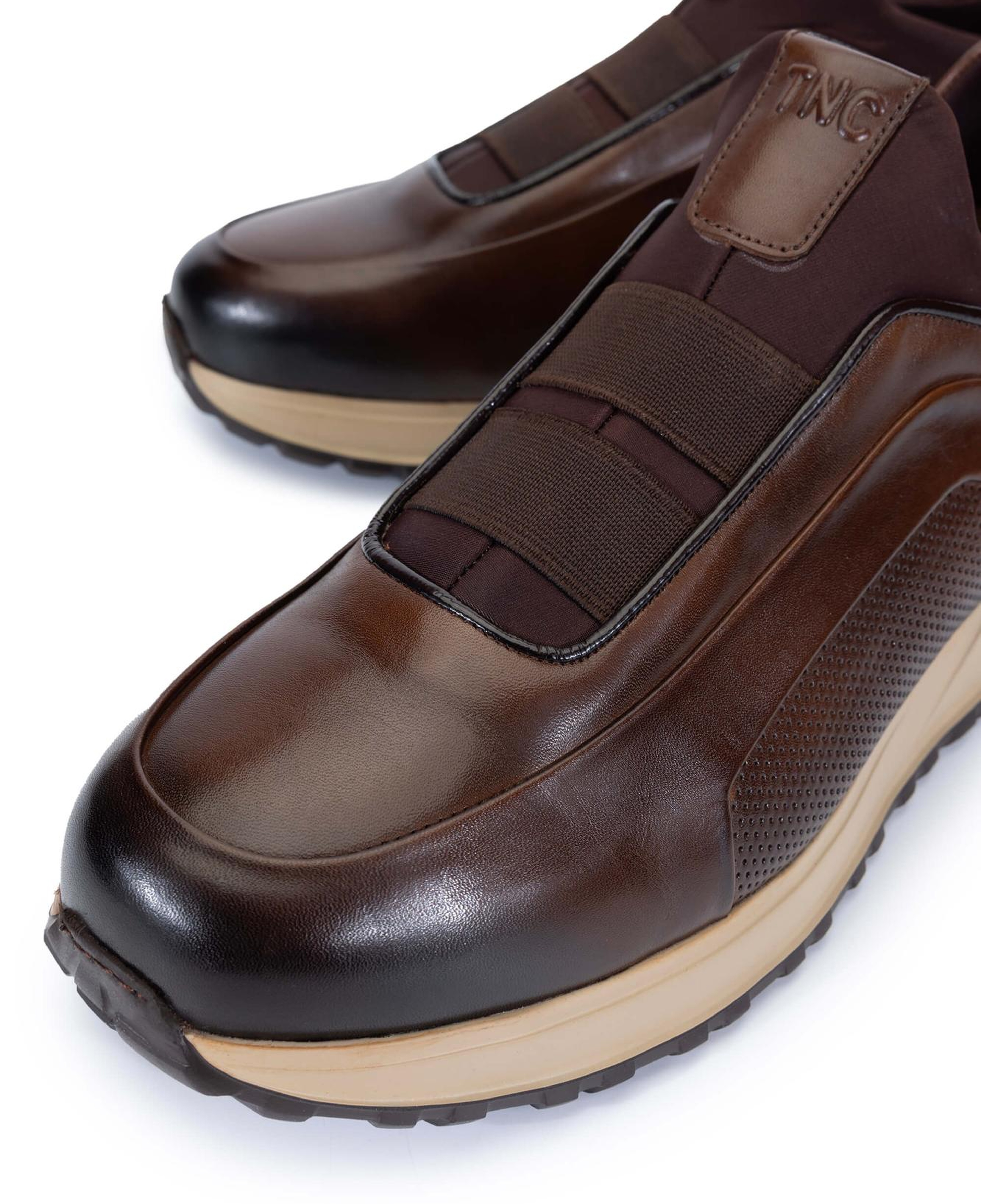 Tamer Tanca Erkek Hakiki Deri Kahverengi Sneakers & Spor Ayakkabı