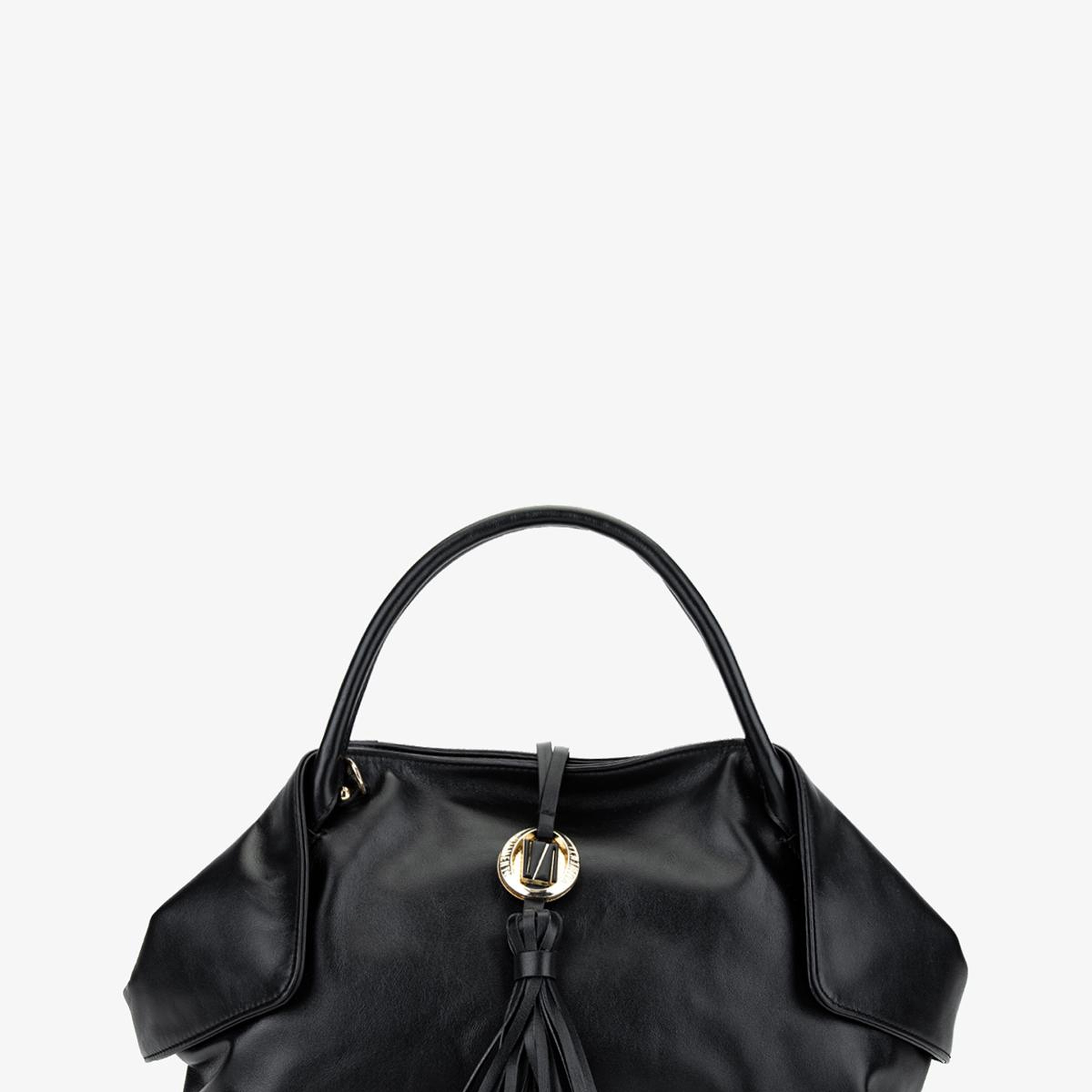 Valmenti Kadın Hakiki Deri Siyah Kol Çantası