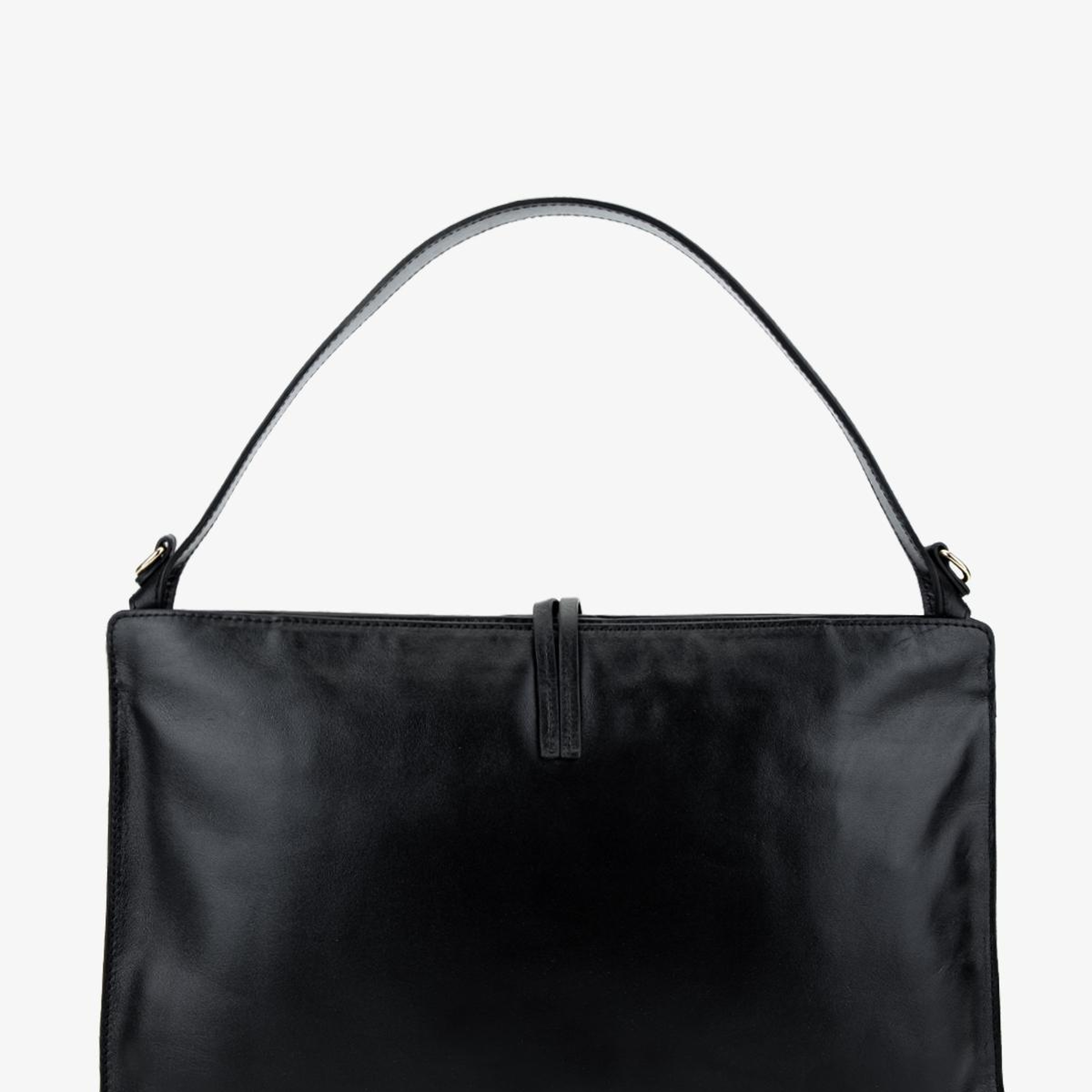 Valmenti Kadın Hakiki Deri Siyah Omuz Çanta