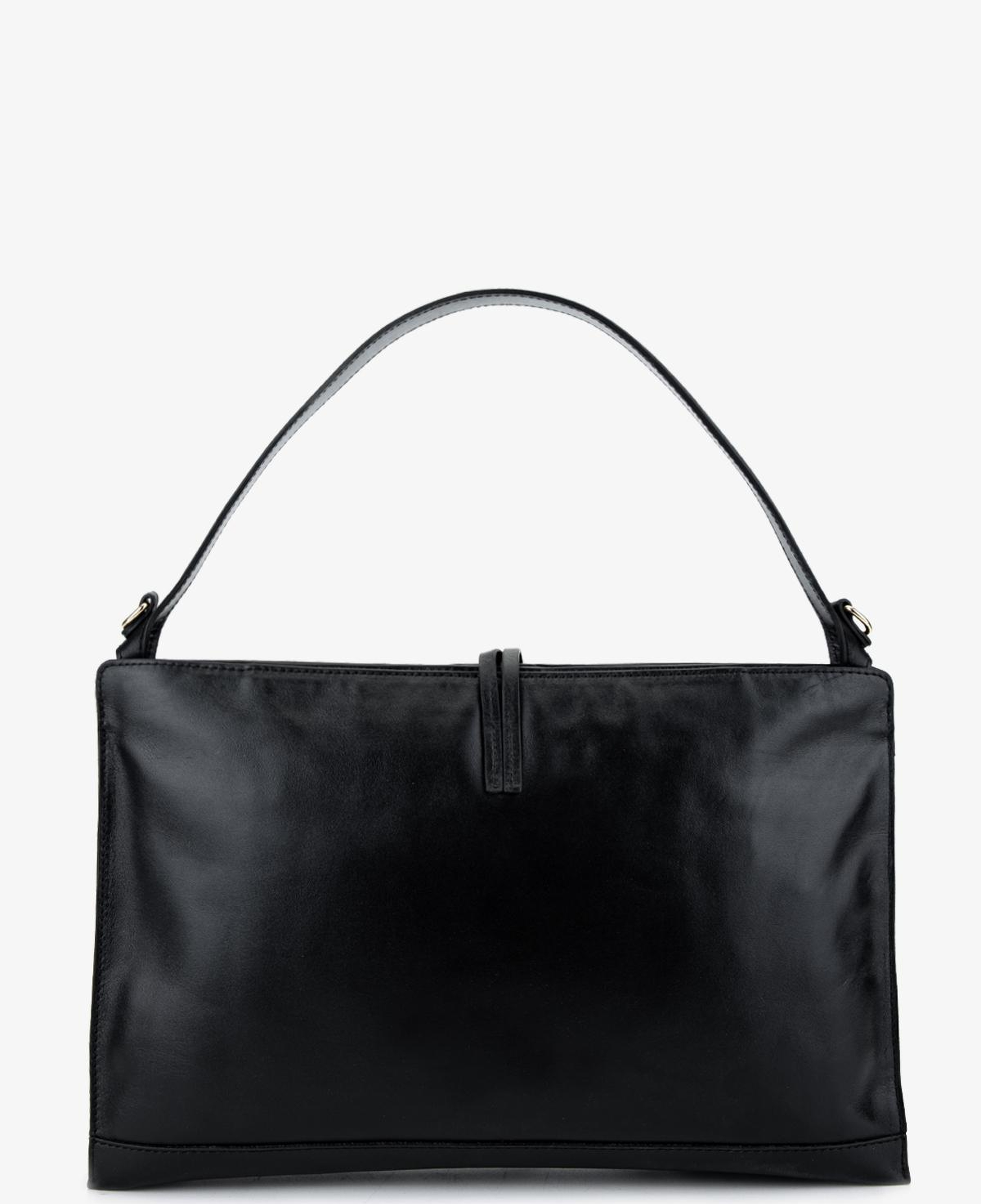 Valmenti Kadın Hakiki Deri Siyah Omuz Çanta