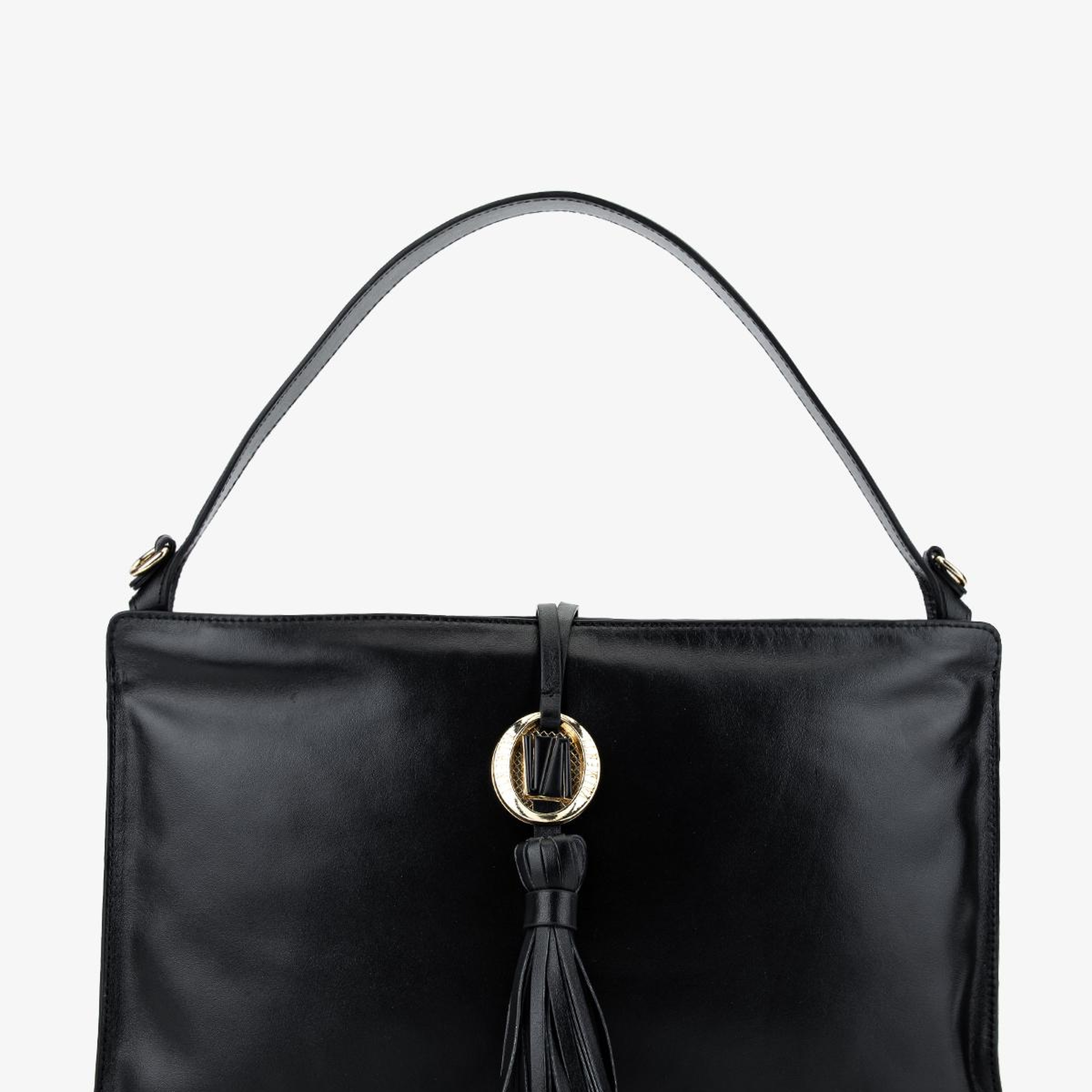 Valmenti Kadın Hakiki Deri Siyah Omuz Çanta