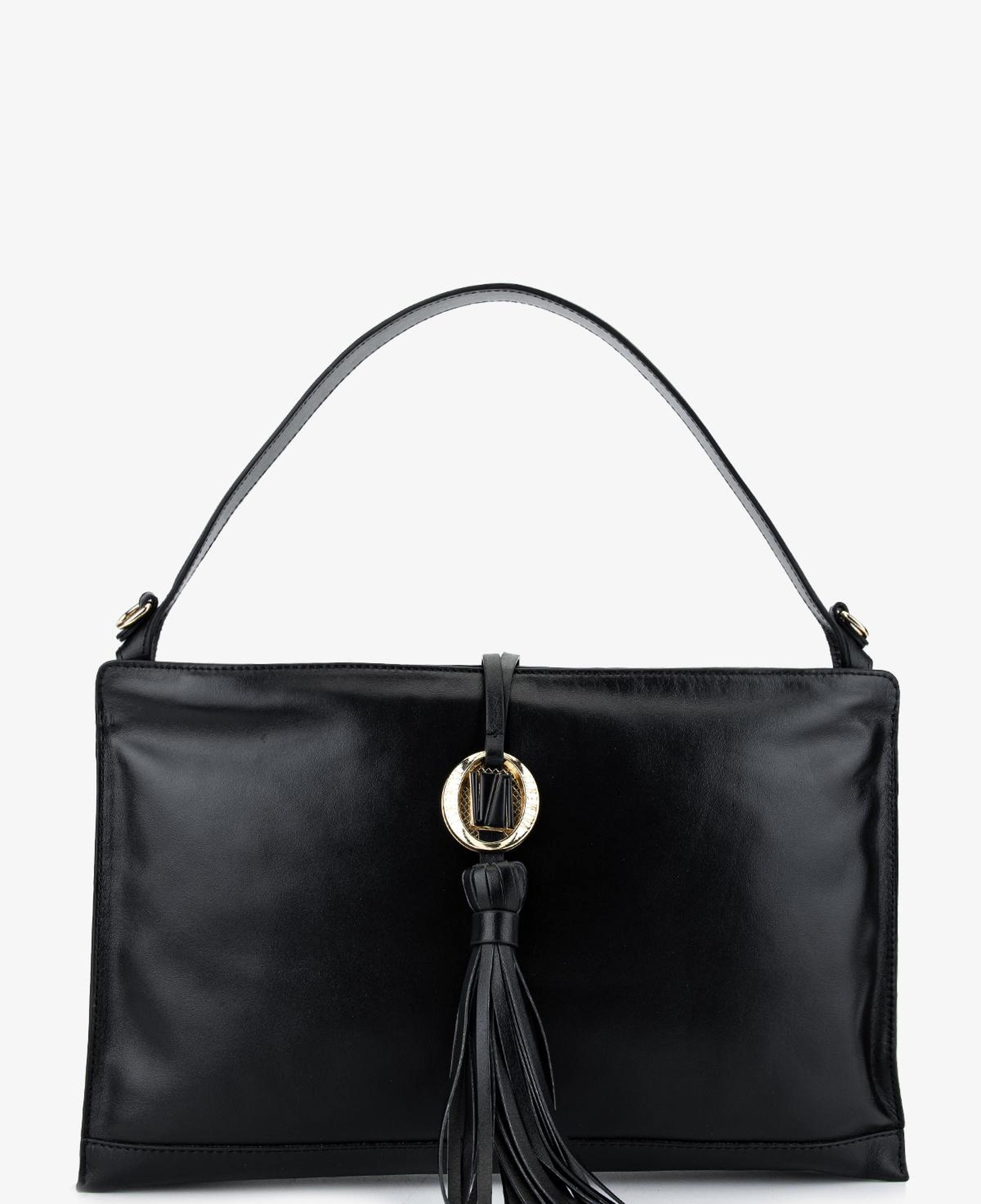 Valmenti Kadın Hakiki Deri Siyah Omuz Çanta