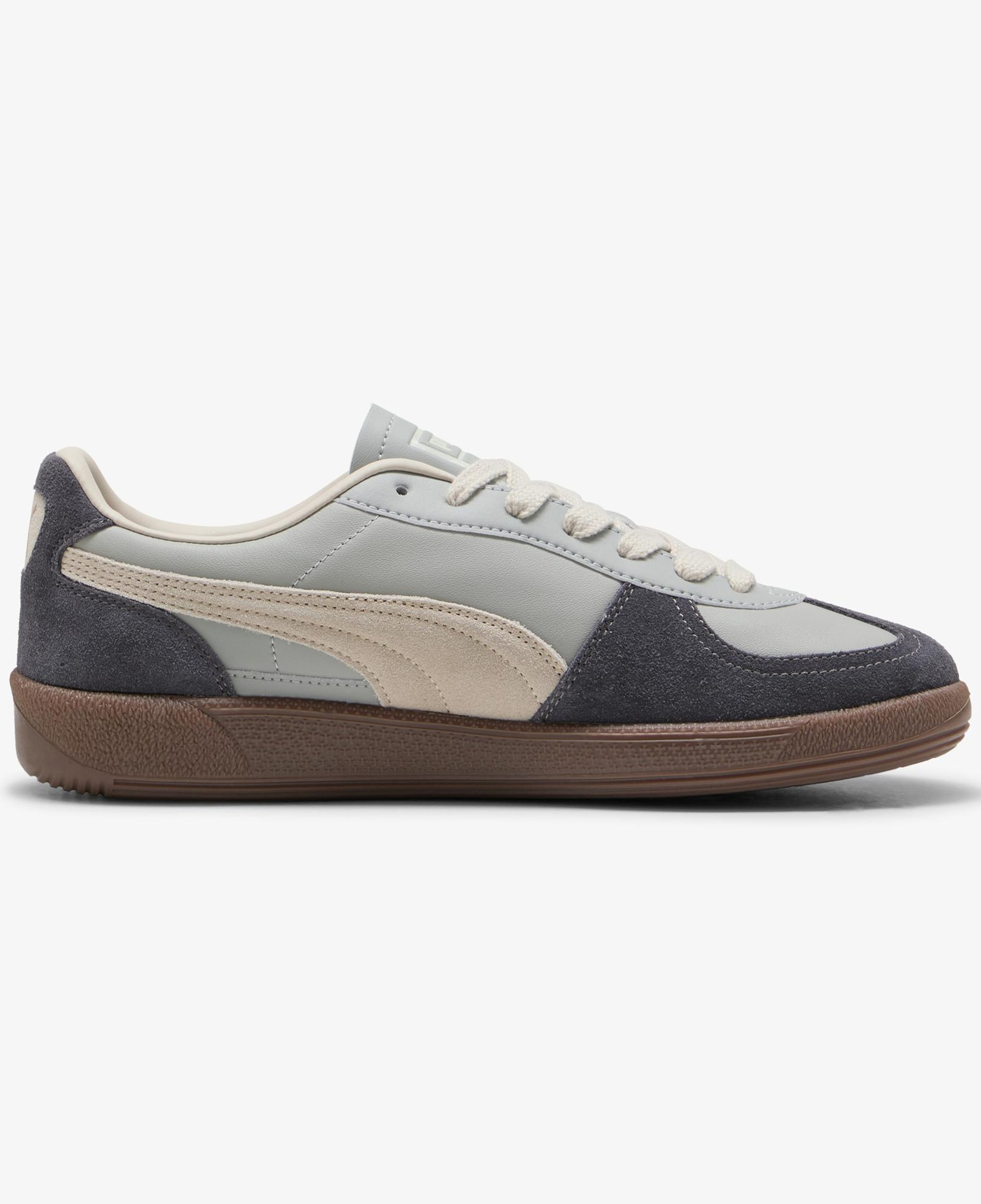 Puma Palermo Leather Unisex Gri Spor Ayakkabı
