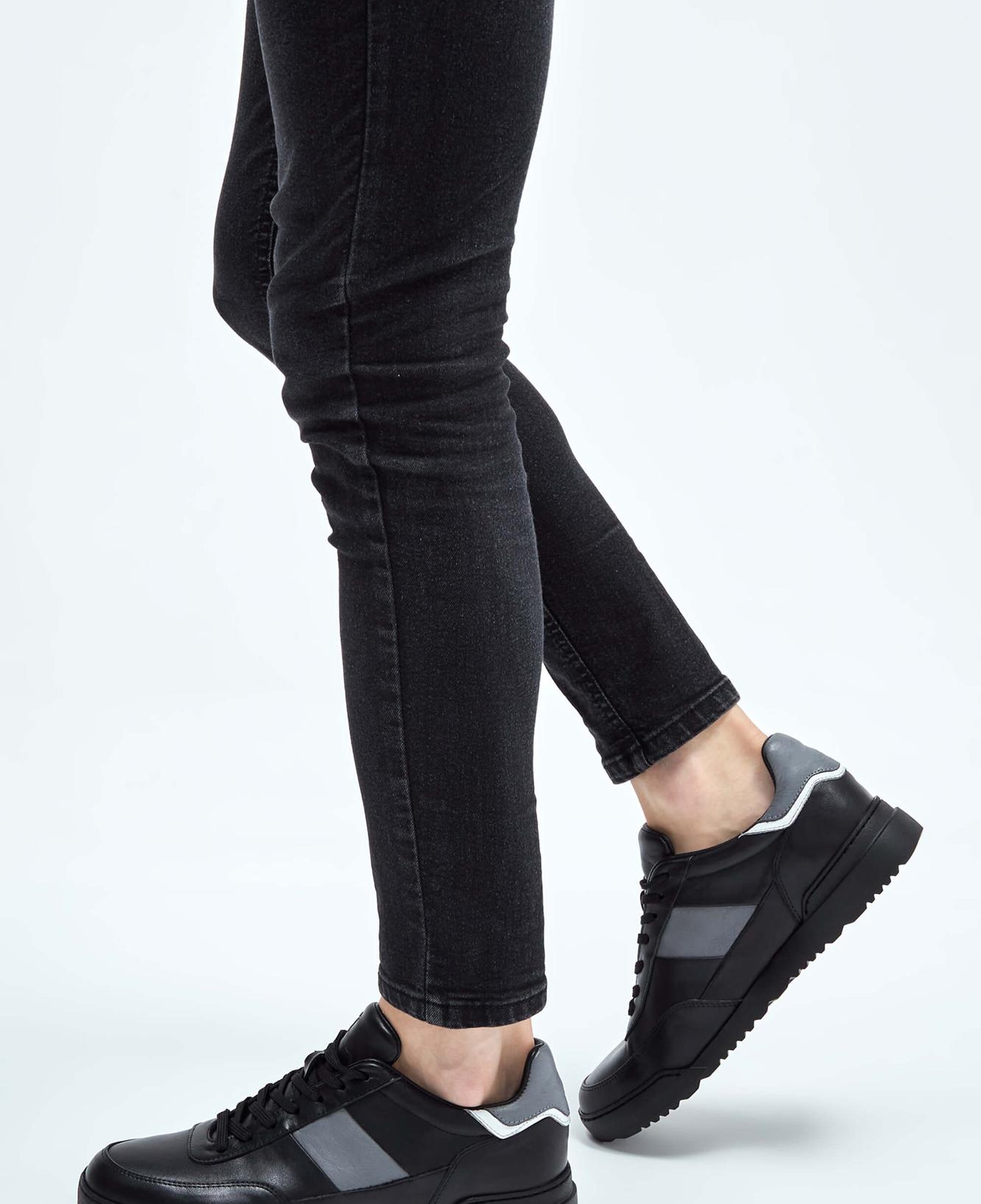 Tamer Tanca Erkek Hakiki Deri Siyah Sneakers & Spor Ayakkabı