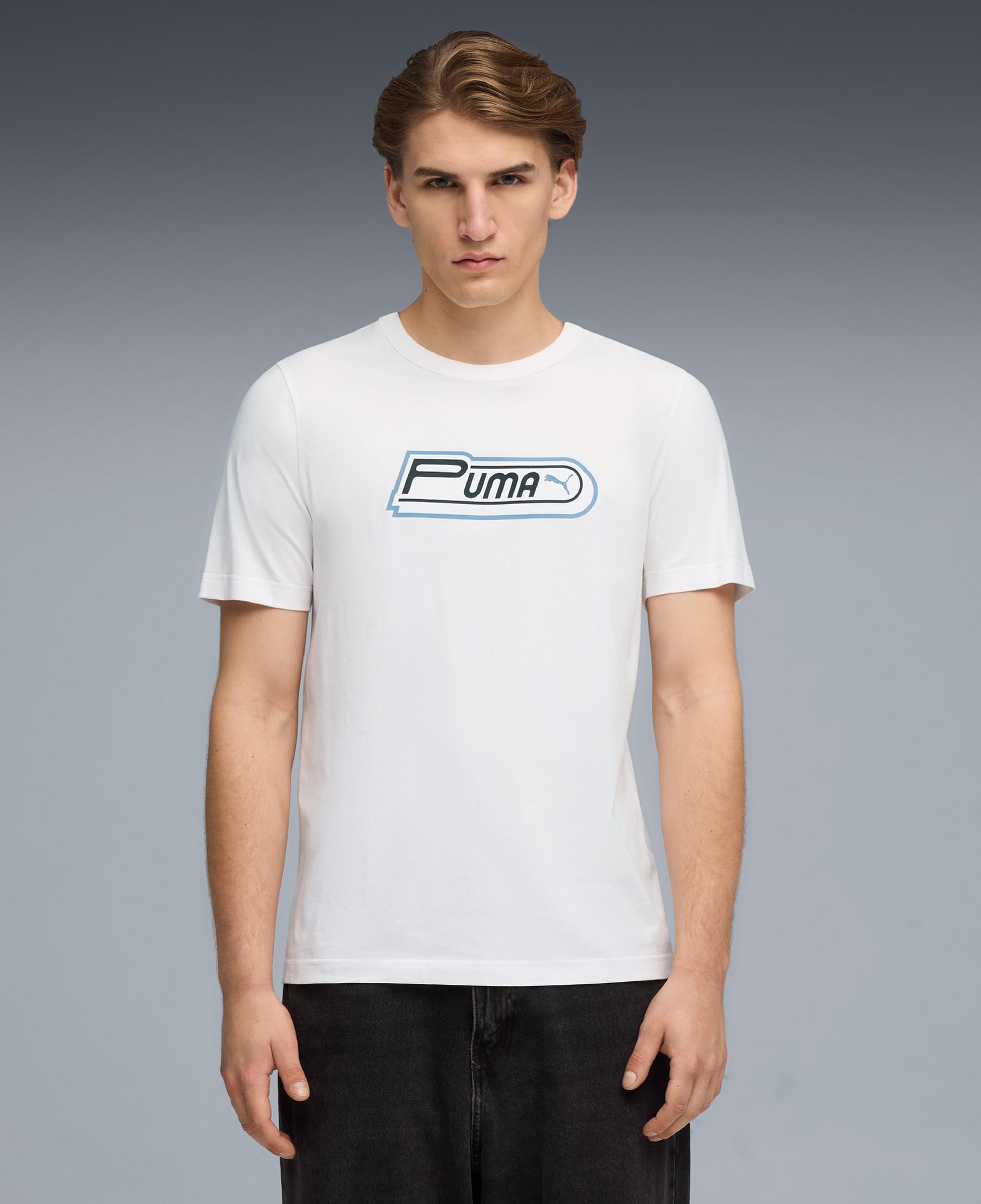 Puma Future Archive Graphic Unisex Beyaz T-Shirt