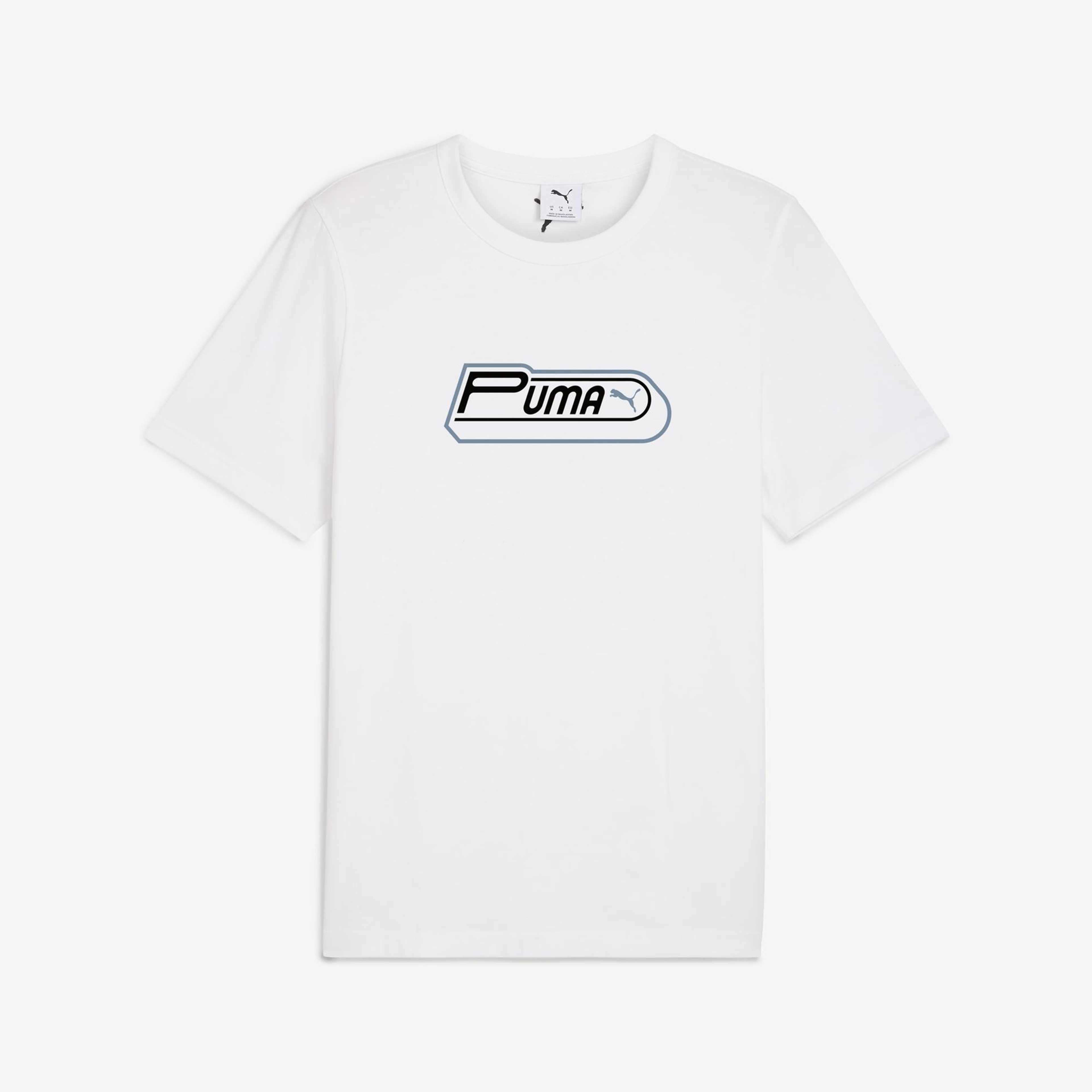 Puma Future Archive Graphic Unisex Beyaz T-Shirt