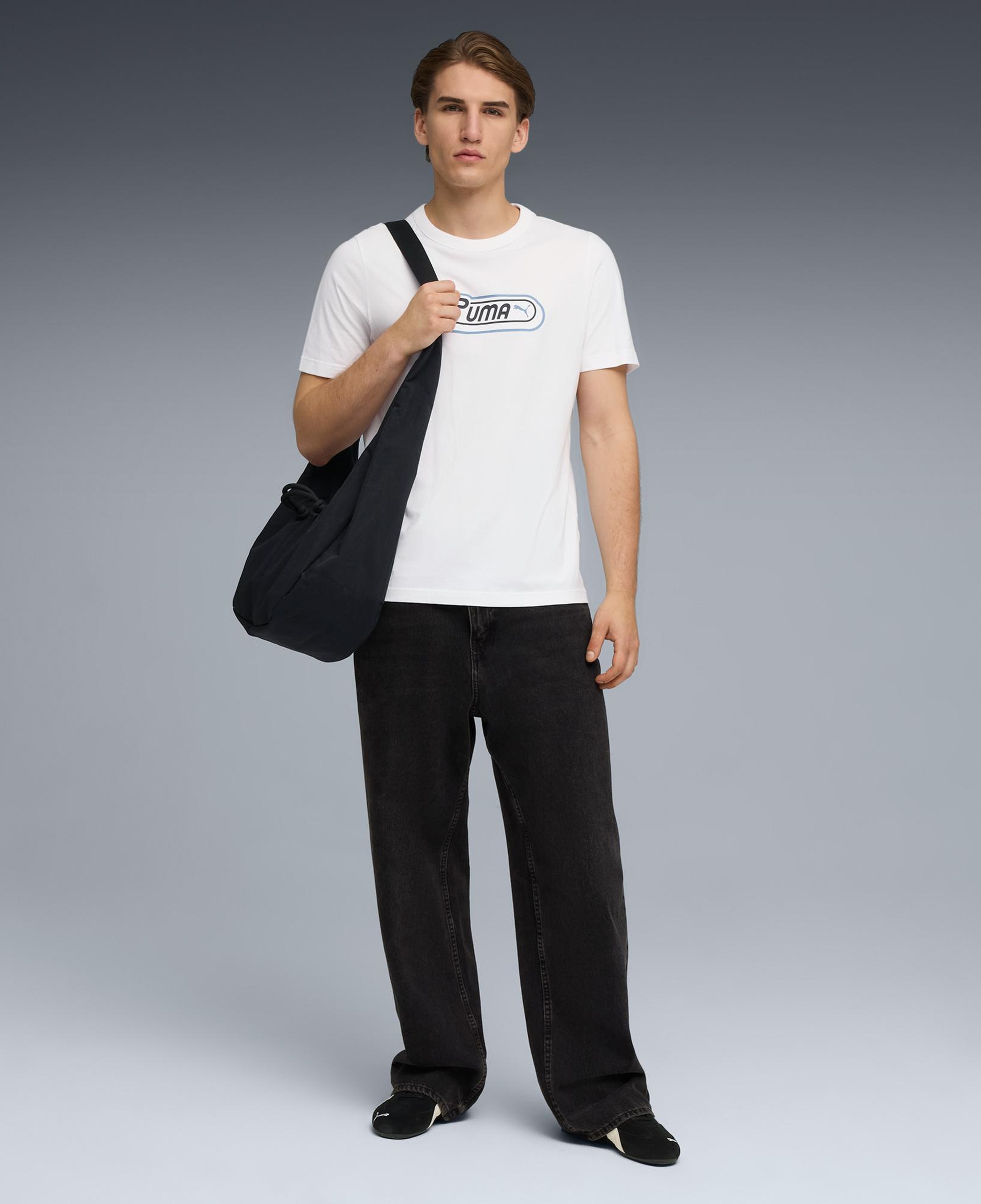 Puma Future Archive Graphic Unisex Beyaz T-Shirt