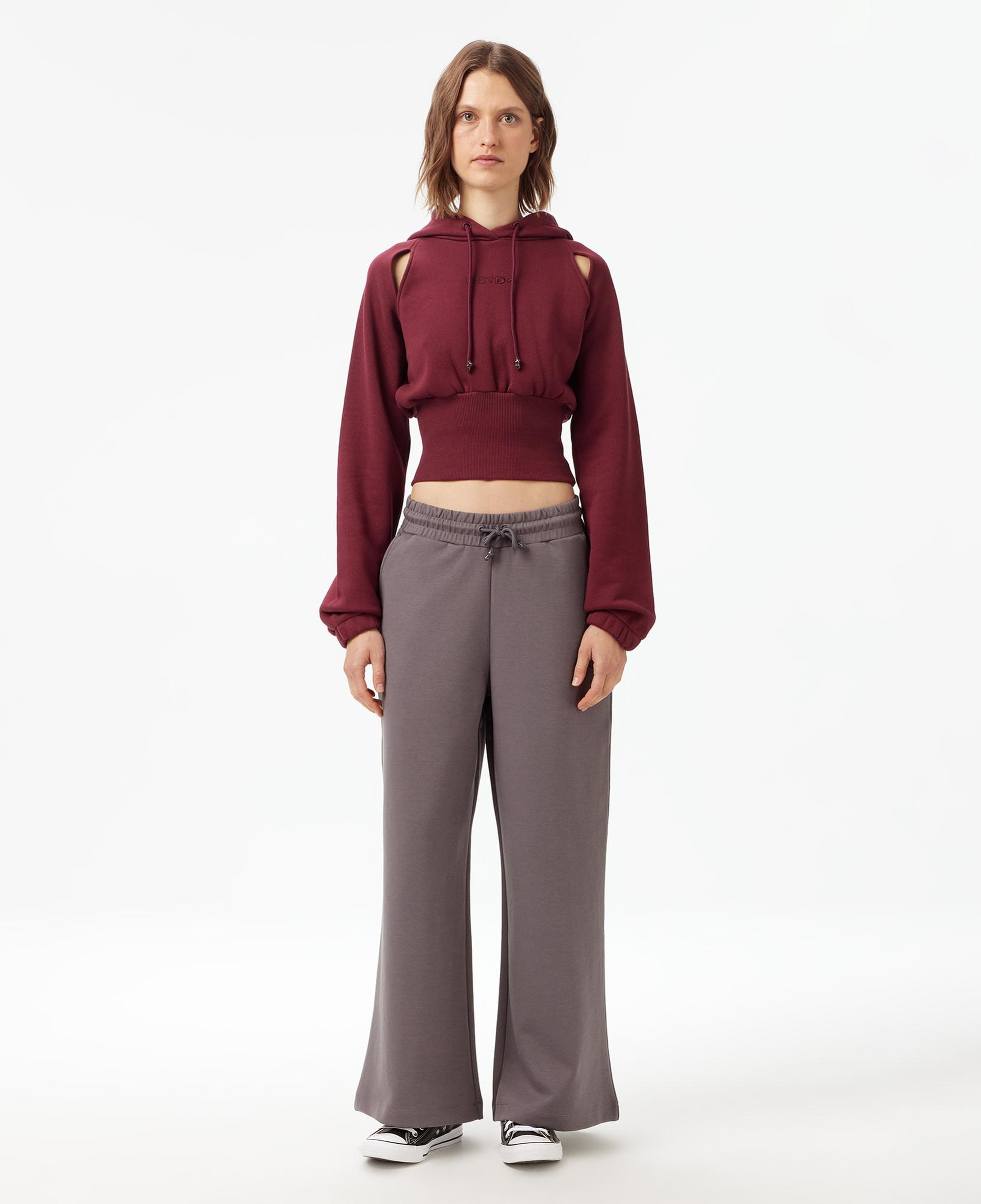 UNITED4 Classic Kadın Bordo Sweatshirt