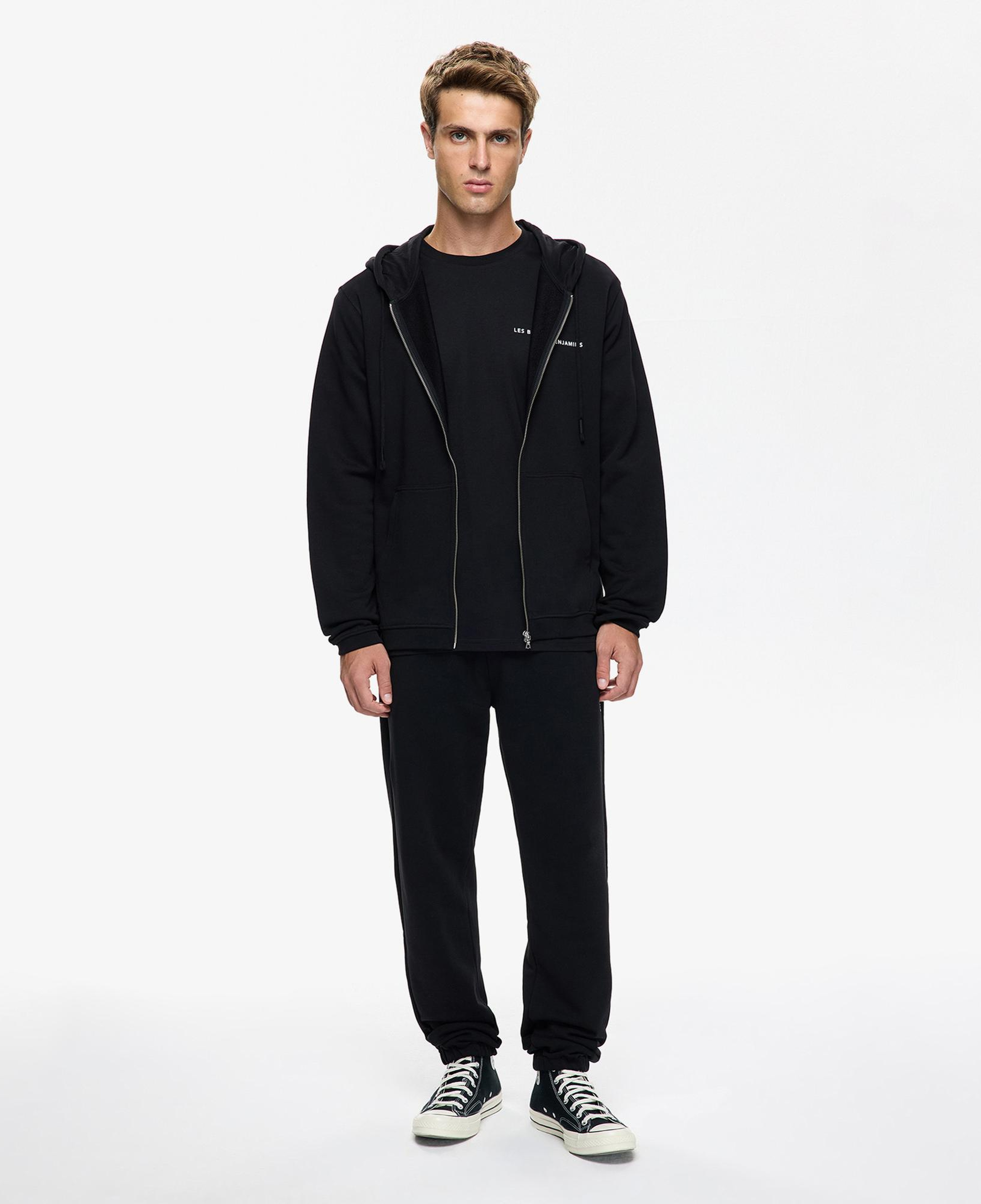 Les Benjamins Erkek Siyah Sweatshirt