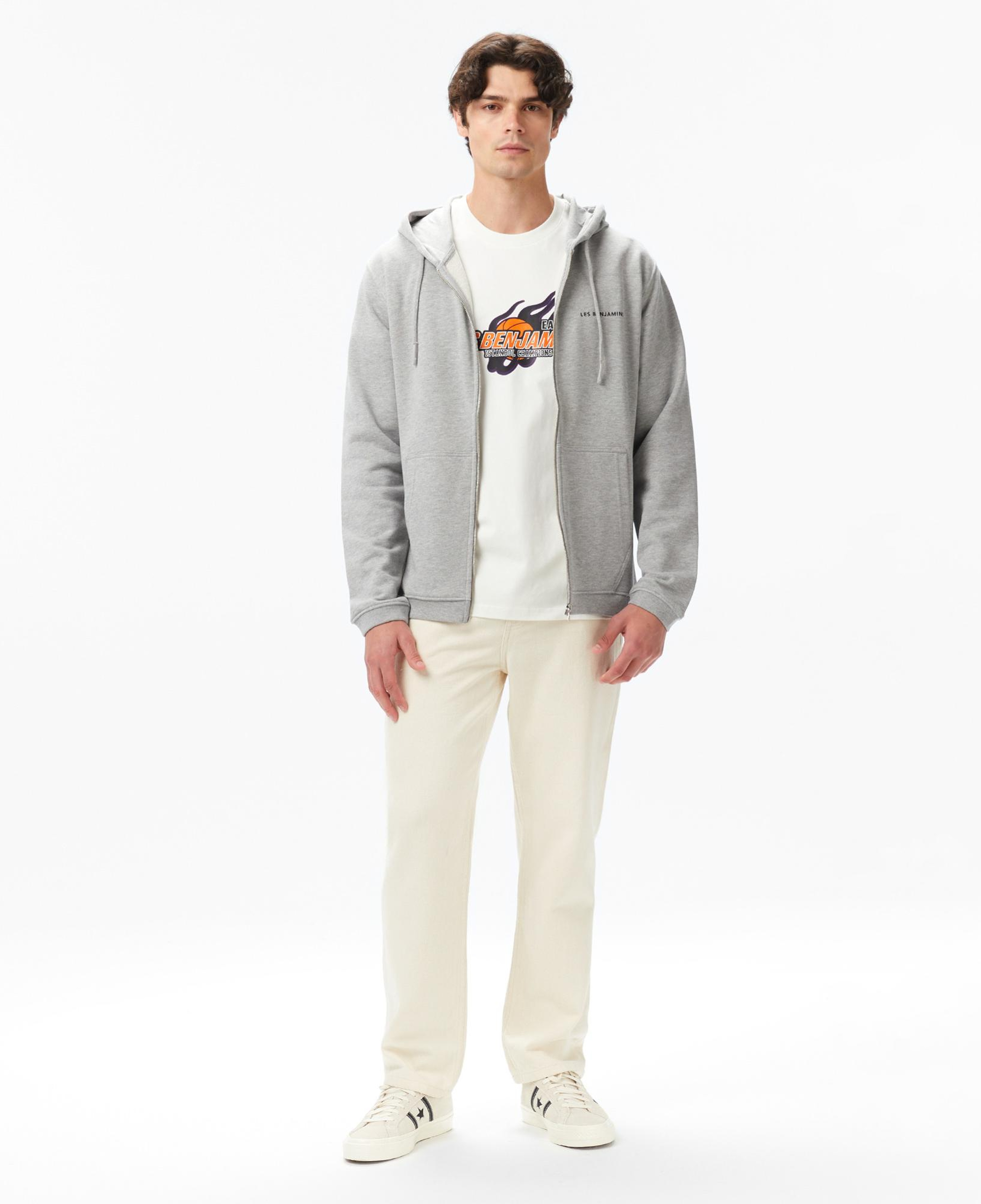 Les Benjamins Erkek Gri Sweatshirt