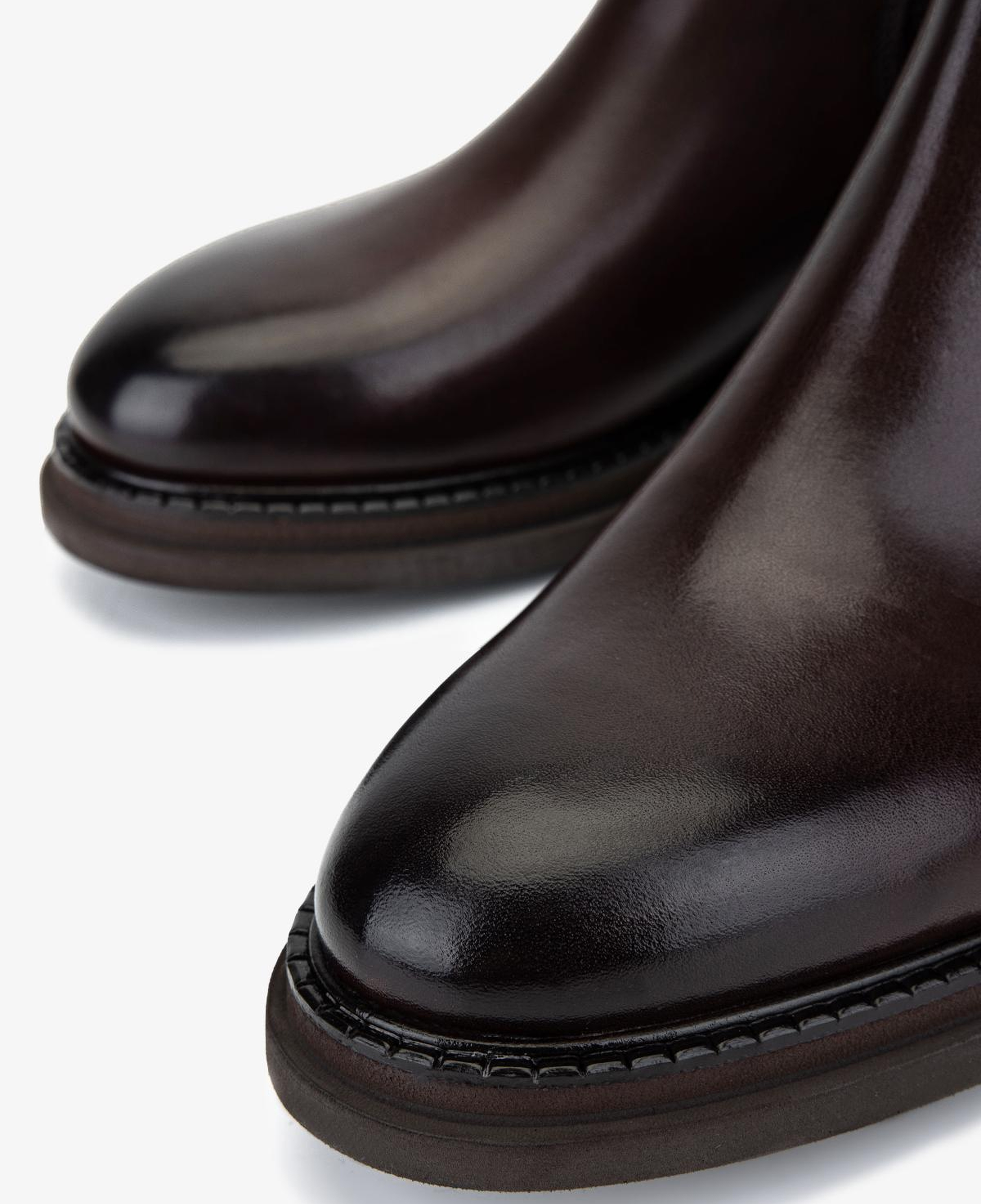 Valmenti Erkek Hakiki Deri Kahverengi Düz Bot