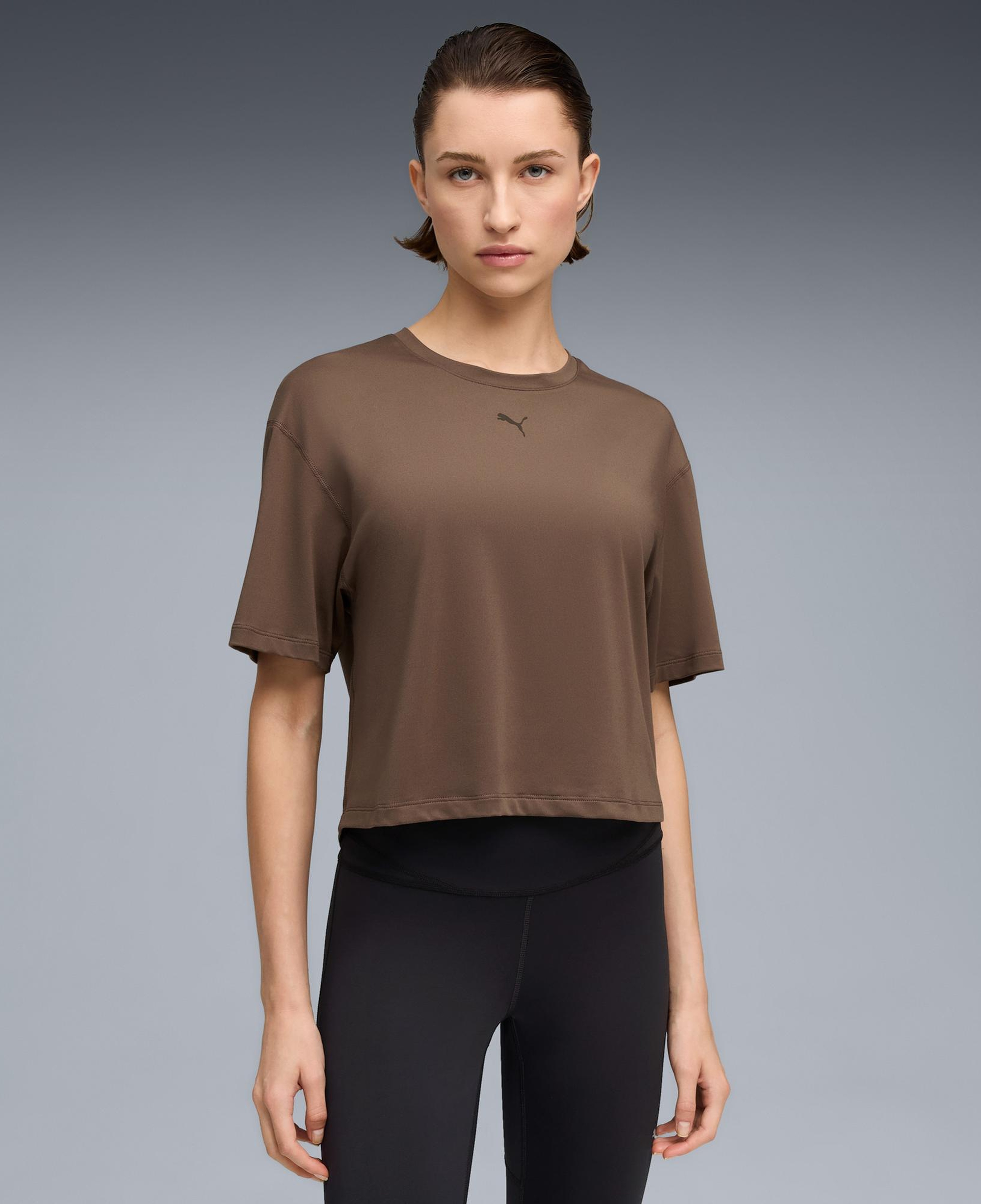 Puma Cloudspun Kadın Kahverengi T-Shirt